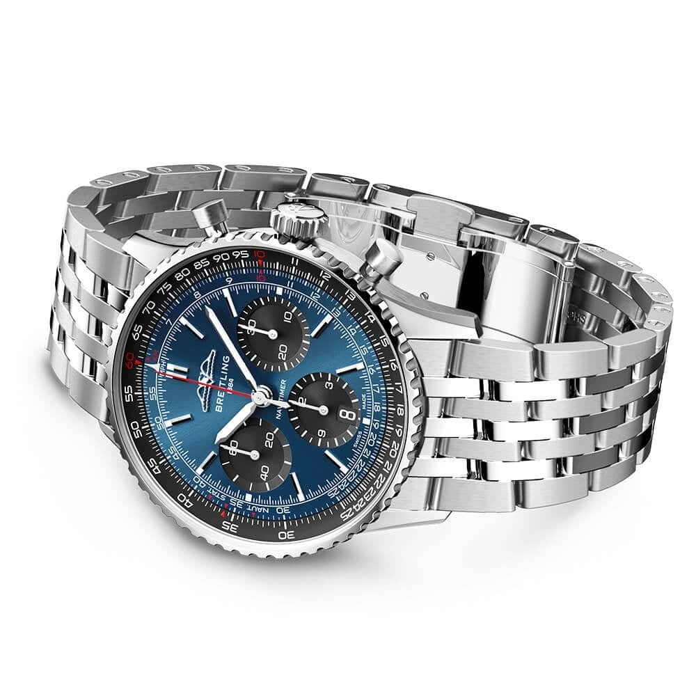 Navitimer 41mm Blue/Black Dial Automatic Chronograph Watch - Image 3