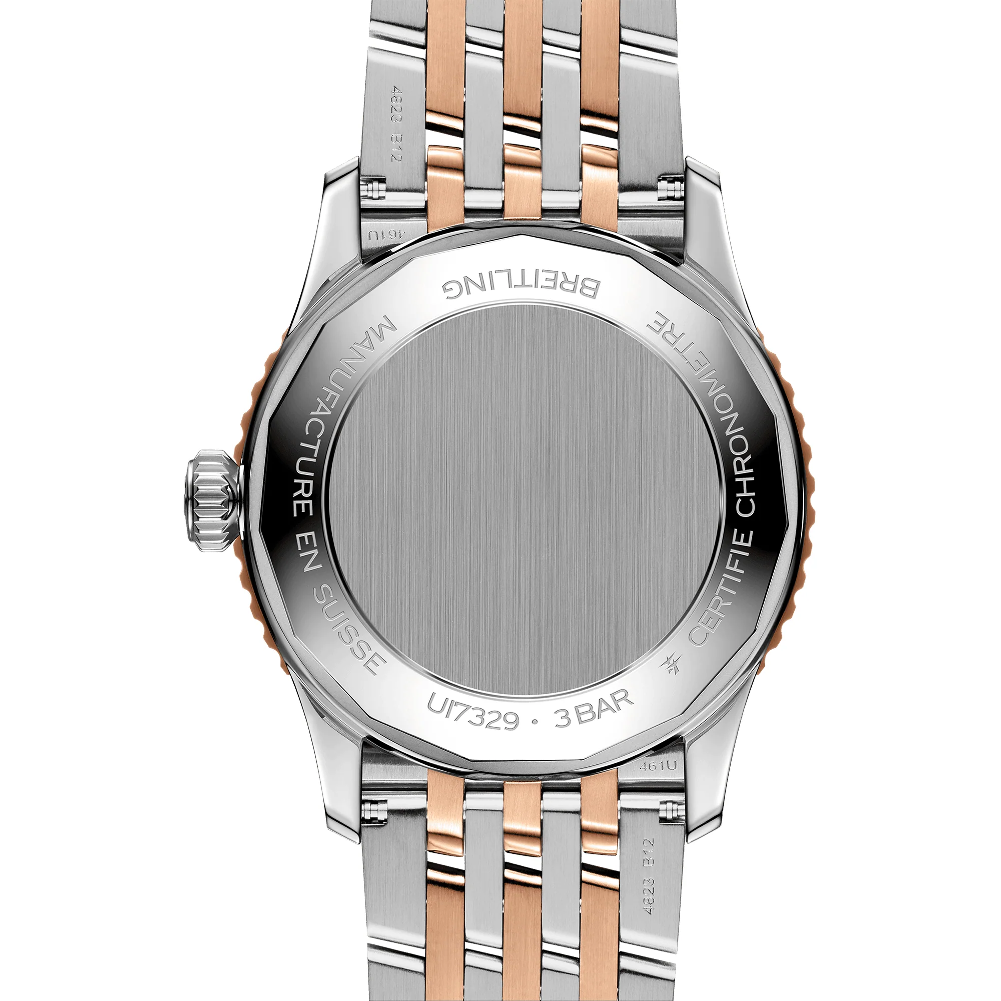 Navitimer 41mm Two-Tone Silver Dial Mens Bracelet Watch - Image 4