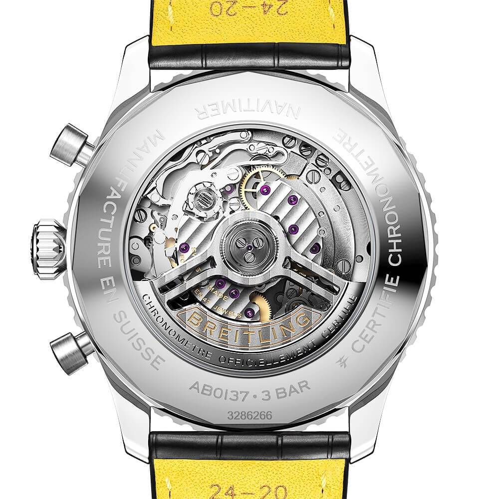 Navitimer 46mm Black/Silver Dial Men's Chronograph Watch - Image 4