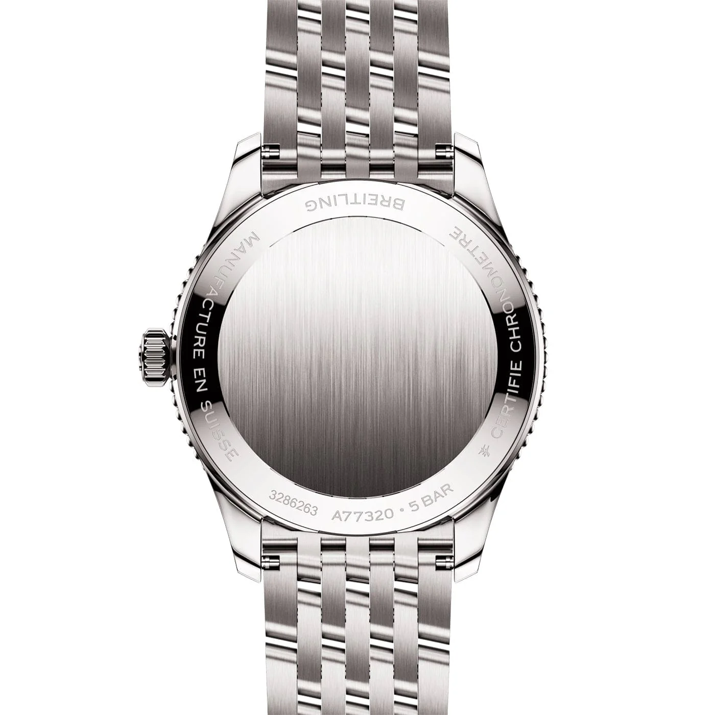 Navitimer 32mm White Mother of Pearl Diamond Dial Bracelet Watch - Image 4