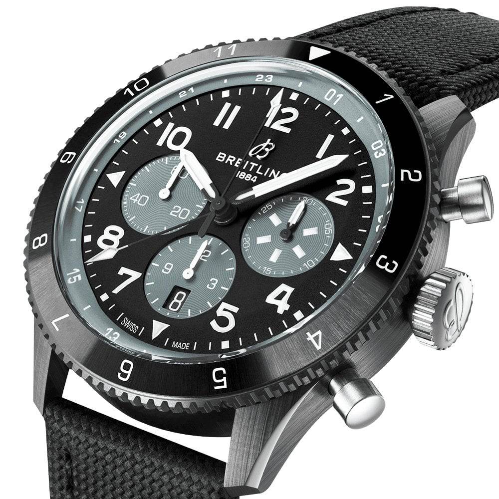 Super AVI Mosquito Night Fighter 42mm Black Dial Chronograph Watch - Image 2