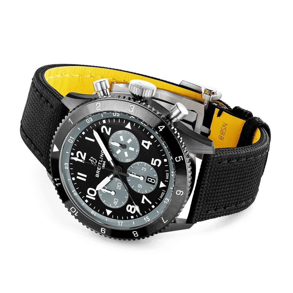 Super AVI Mosquito Night Fighter 42mm Black Dial Chronograph Watch - Image 3