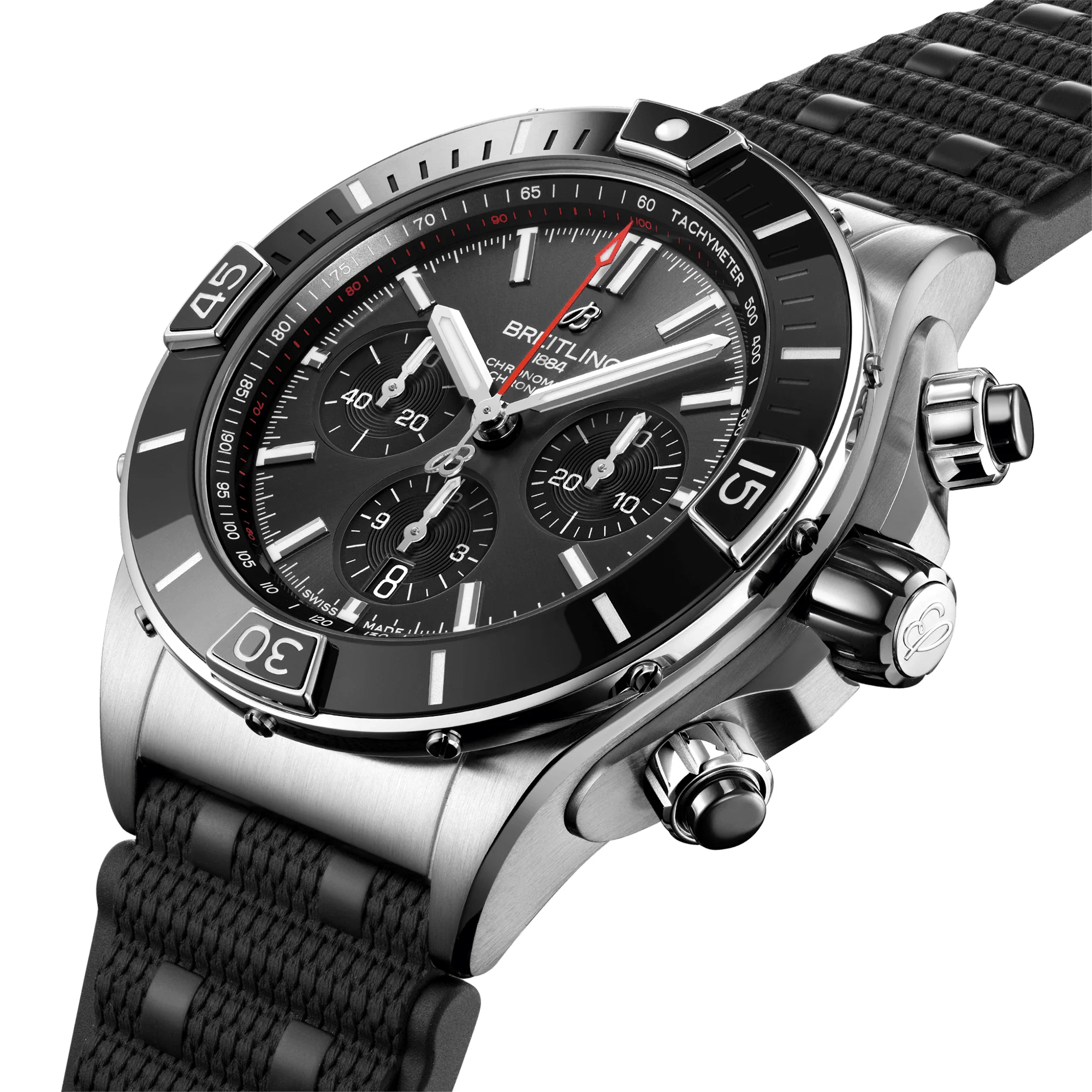 Super Chronomat 44mm Anthracite/Black Dial Men's Automatic Watch - Image 2