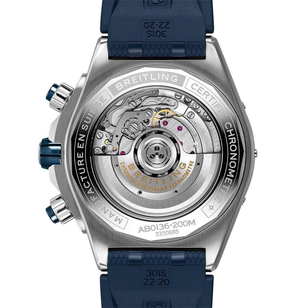 Super Chronomat 44mm Blue Dial & Ceramic Bezel Men's Strap Watch - Image 2