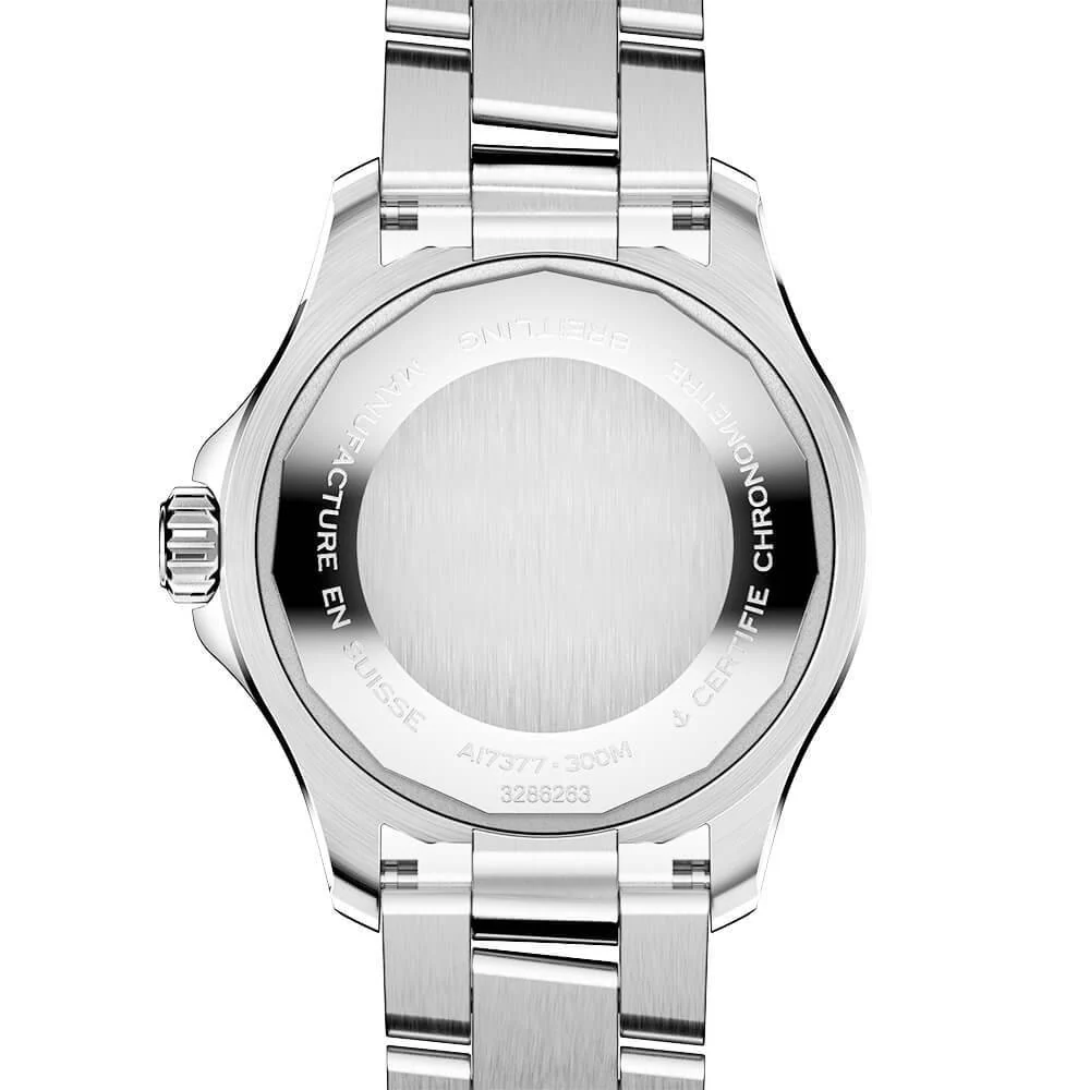 Superocean 36mm Orange Dial Ladies Automatic Bracelet Watch - Image 2