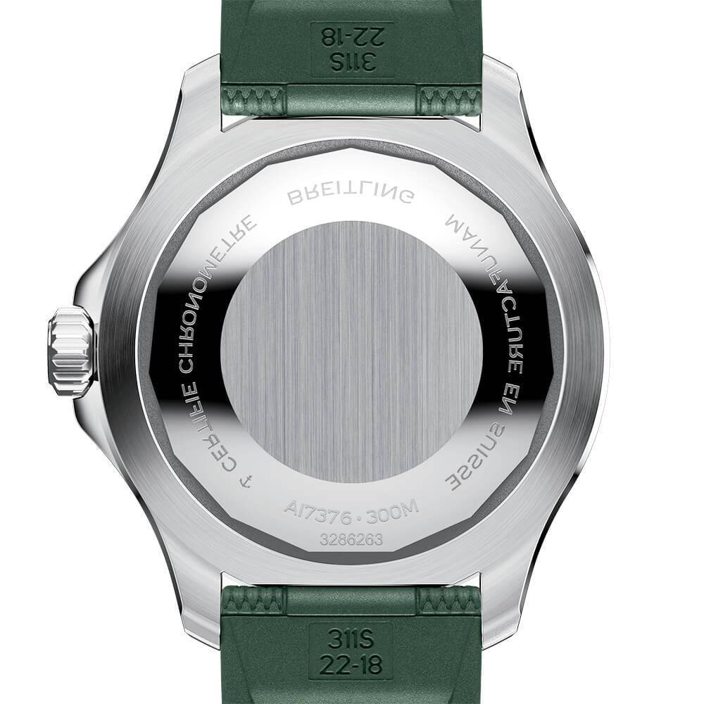Superocean 44mm Green Dial Men's Automatic Strap Watch - Image 2