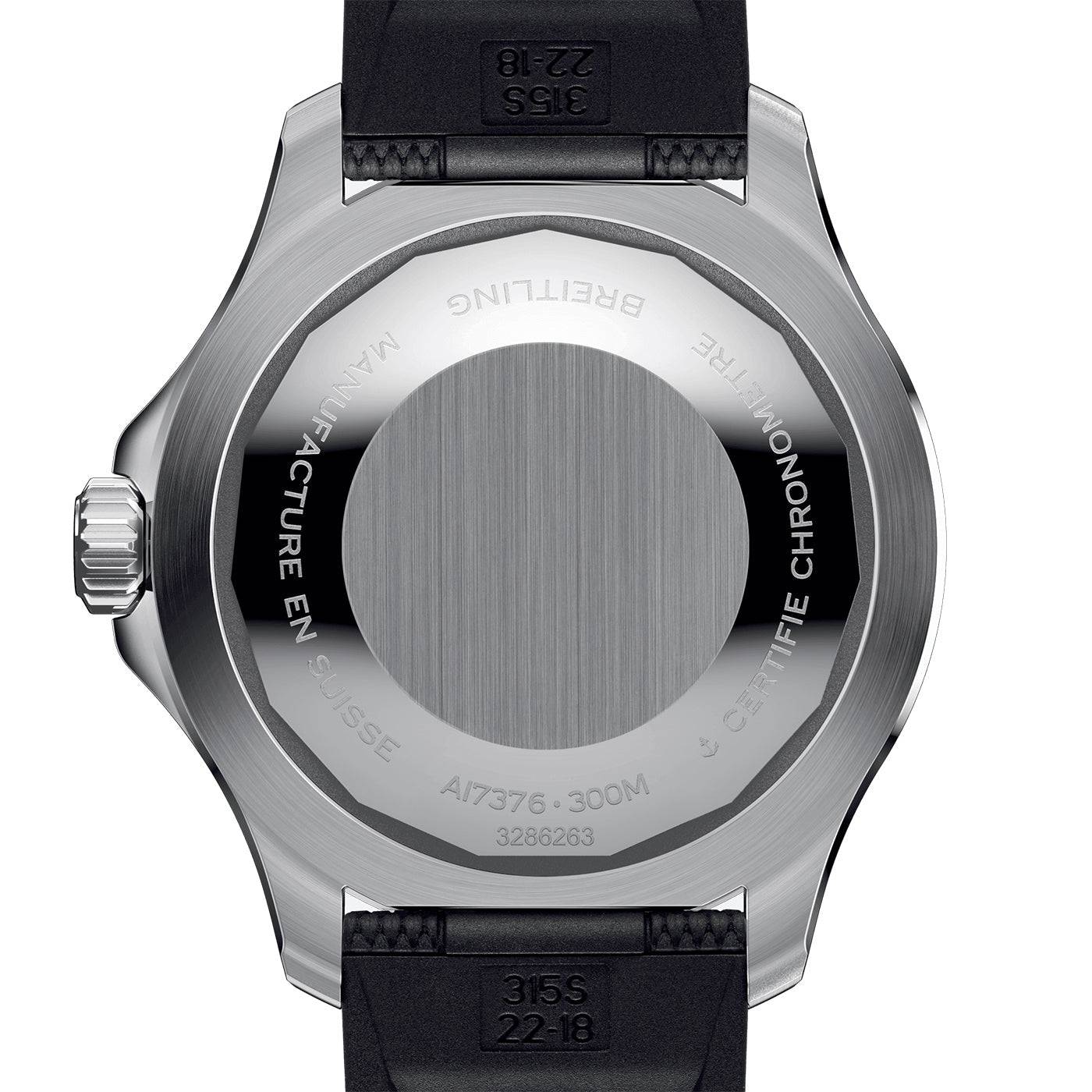 Superocean 44mm Turquoise Dial Men's Automatic Strap Watch - Image 2