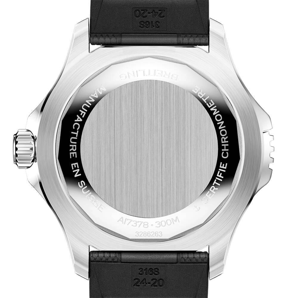 Superocean 46mm Black Dial Men's Automatic Strap Watch - Image 2
