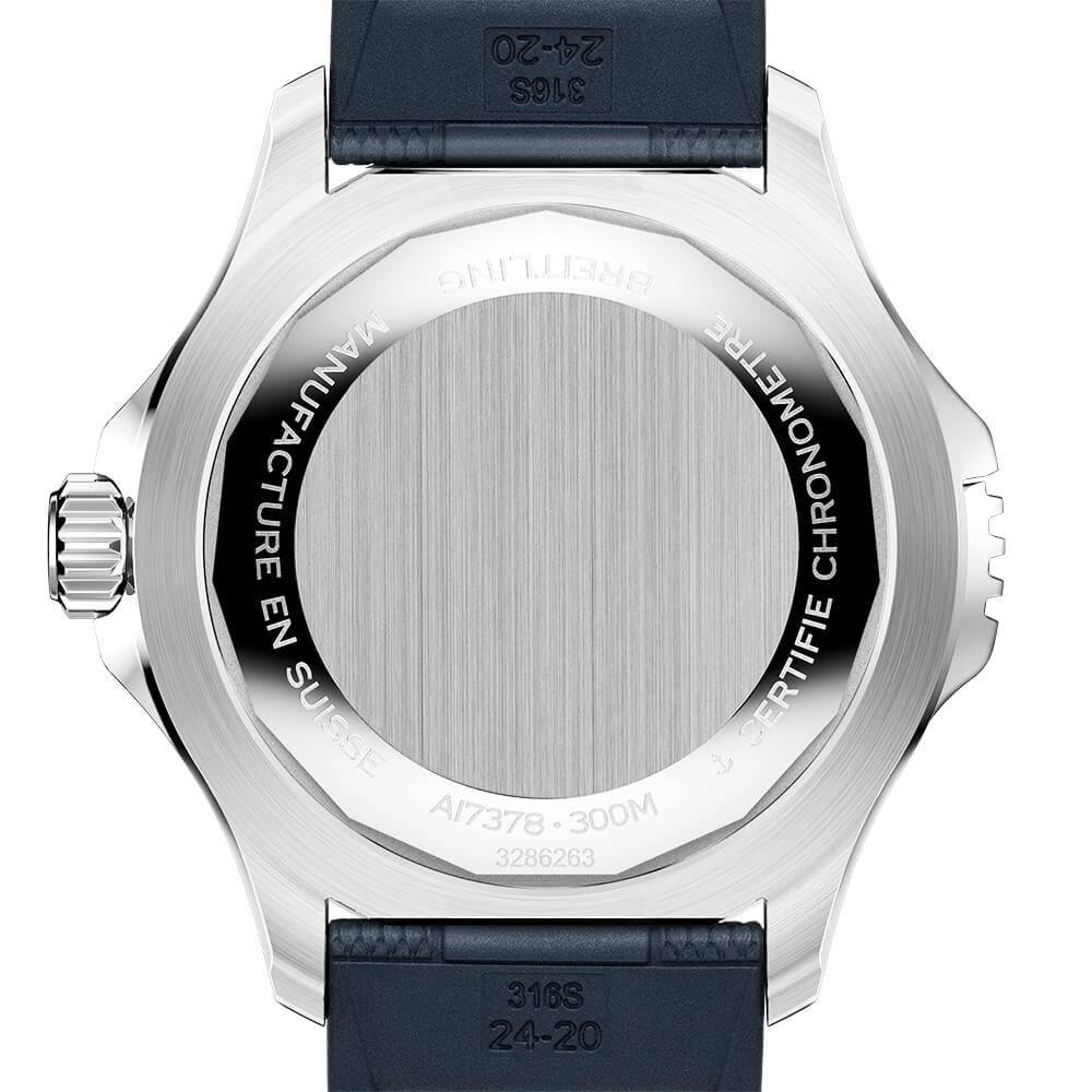 Superocean 46mm Blue Dial Men's Automatic Strap Watch - Image 2
