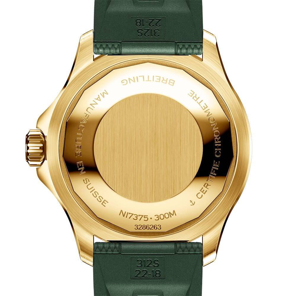 Superocean 42mm Bronze Green Dial Men's Automatic Strap Watch - Image 2