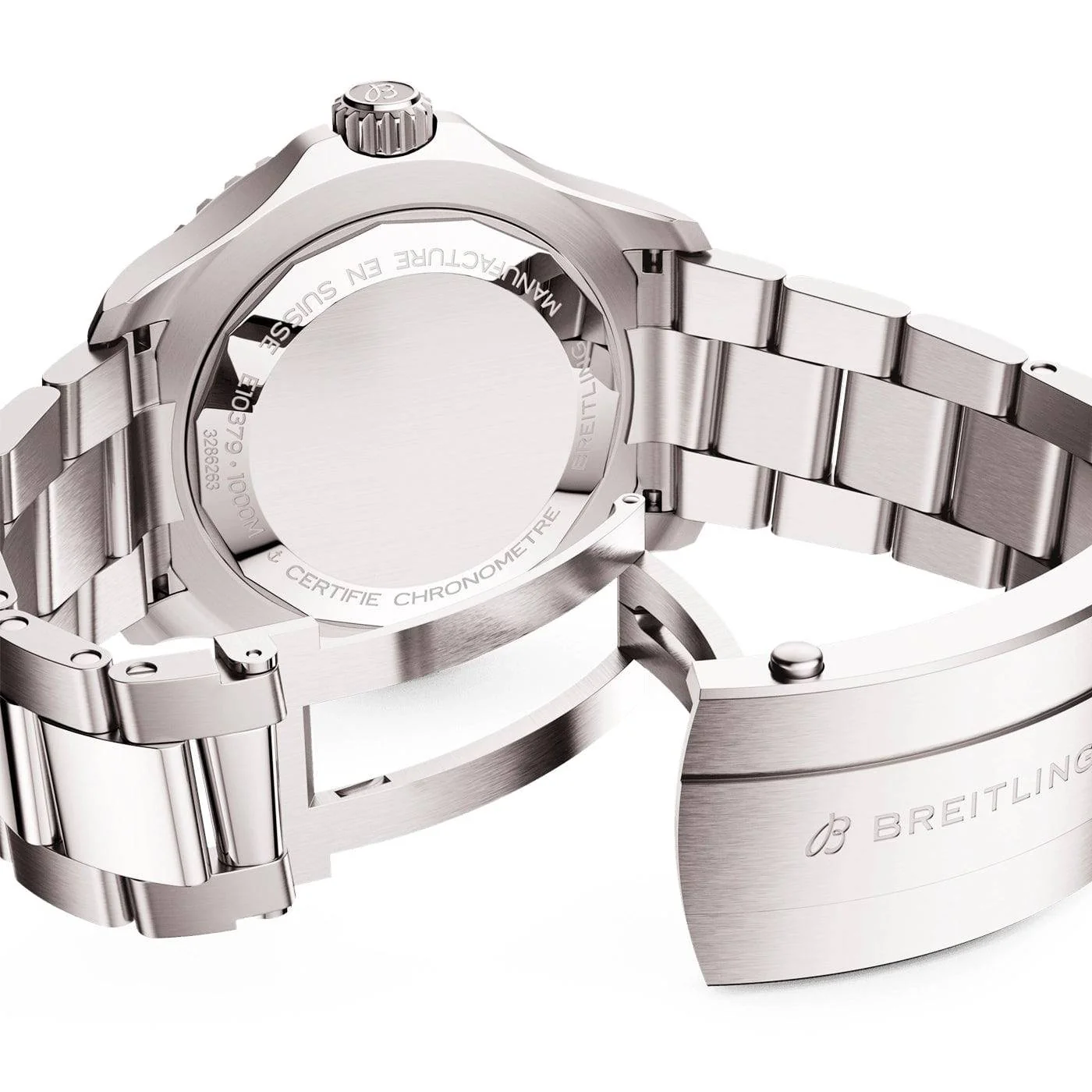 Superocean Super Diver 46mm Grey Camo Dial Bracelet Watch - Image 4