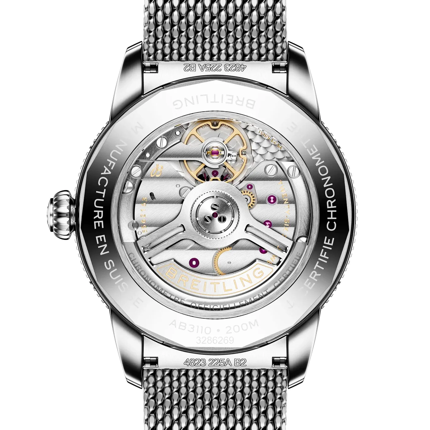 Superocean Heritage B31 40mm Black Dial Bracelet Watch - Image 4