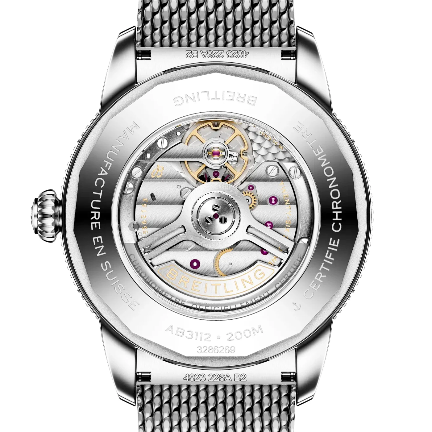 Superocean Heritage B31 44mm Black Dial Bracelet Watch - Image 4