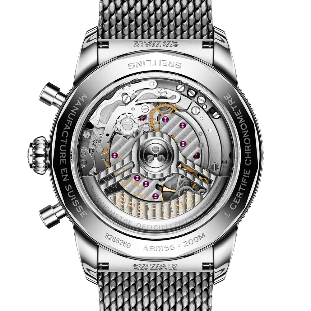 Superocean Heritage Chronograph 42mm Green Dial Bracelet Watch - Image 4