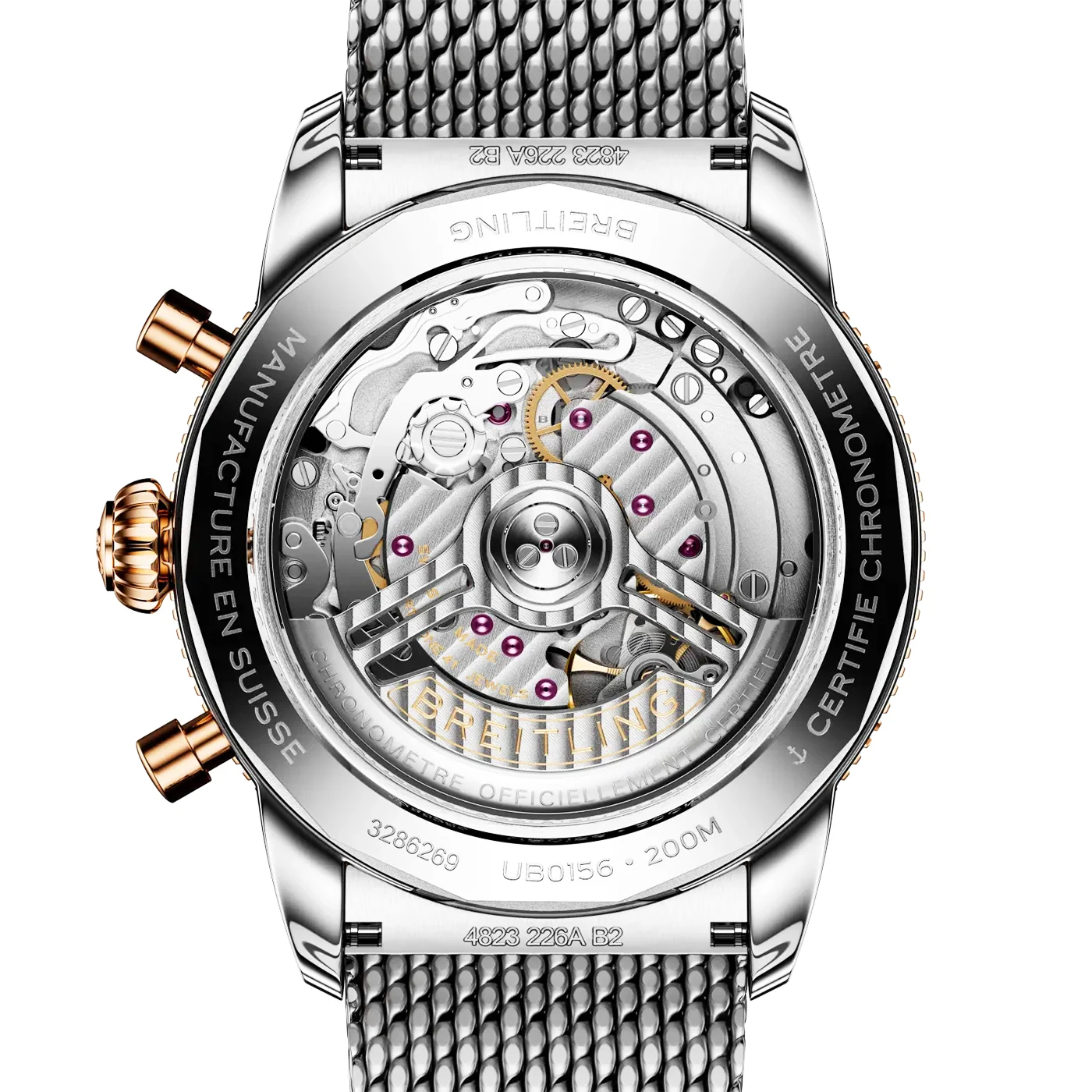 Superocean Heritage Chronograph 42mm Two-Tone Bracelet Watch - Image 4