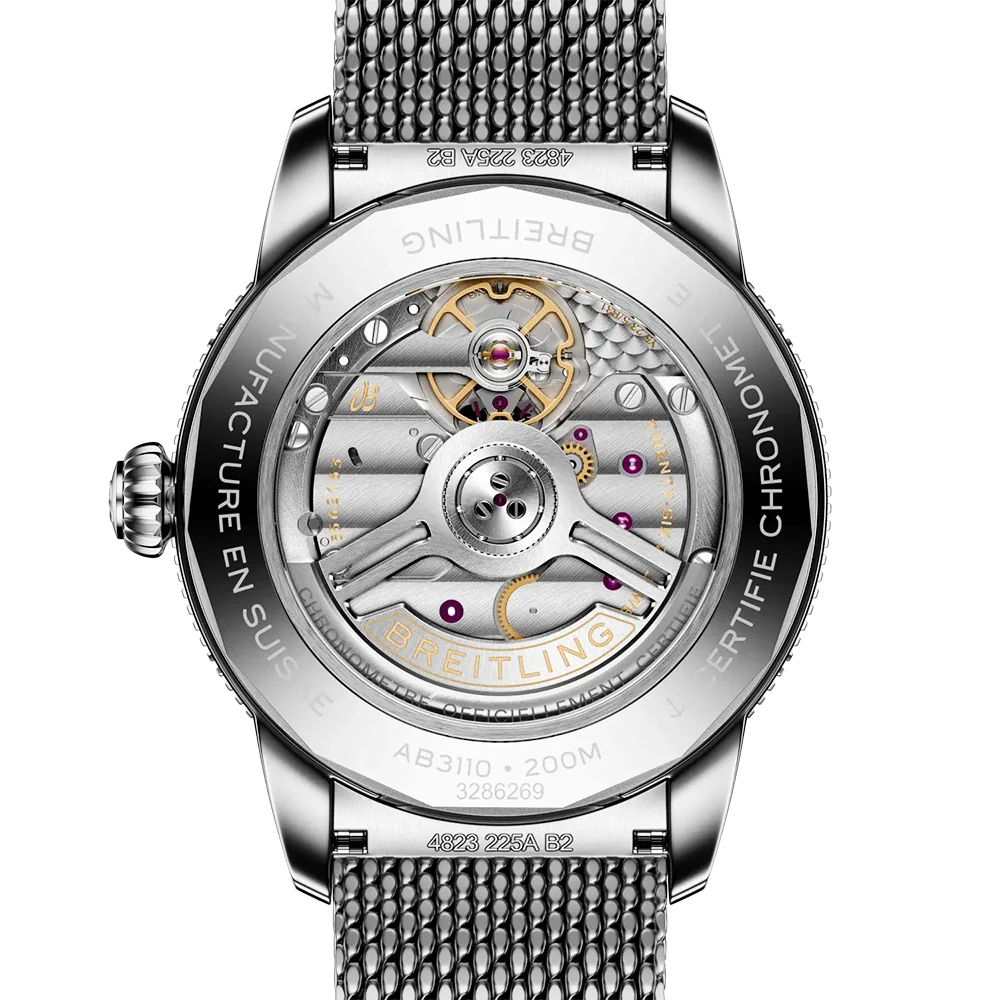 Superocean Heritage B31 40mm Green Dial Bracelet Watch - Image 4