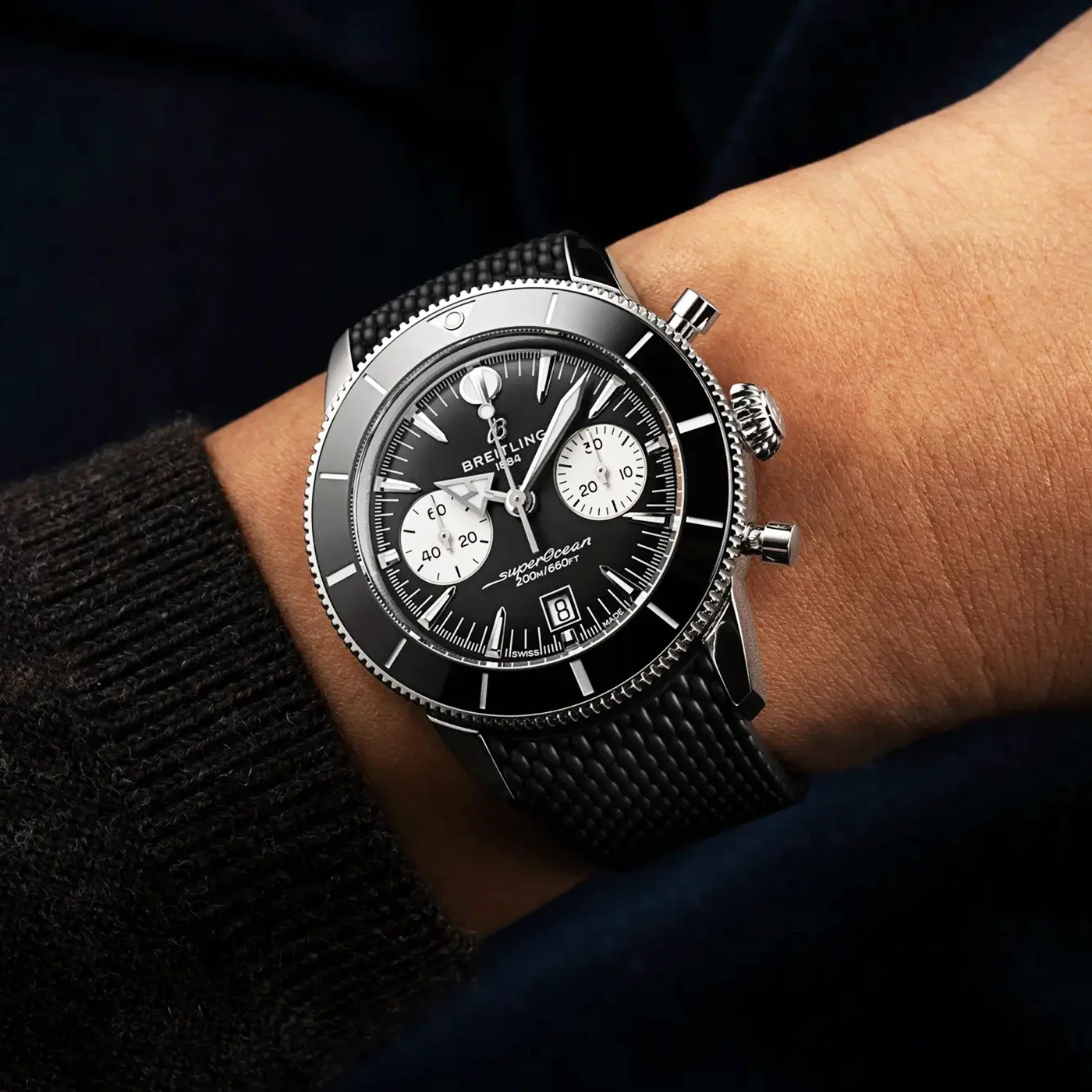 Superocean Heritage Chronograph UK Special Edition Strap Watch - Image 2