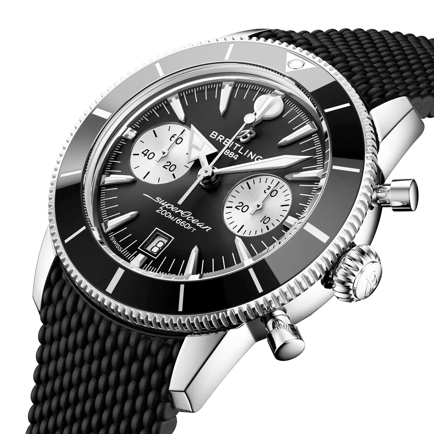 Superocean Heritage Chronograph UK Special Edition Strap Watch - Image 3