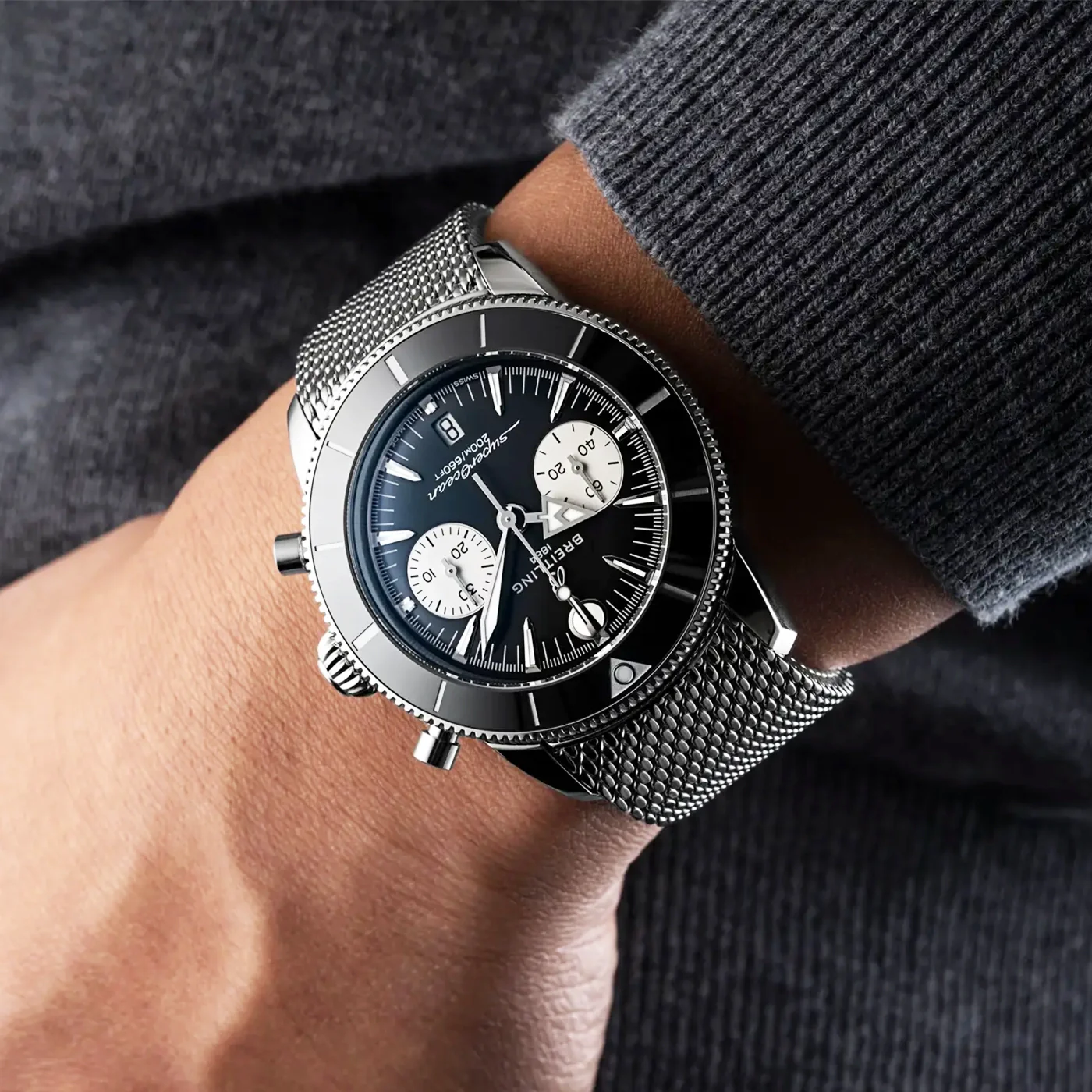 Superocean Heritage Chronograph UK Special Edition Bracelet Watch - Image 2