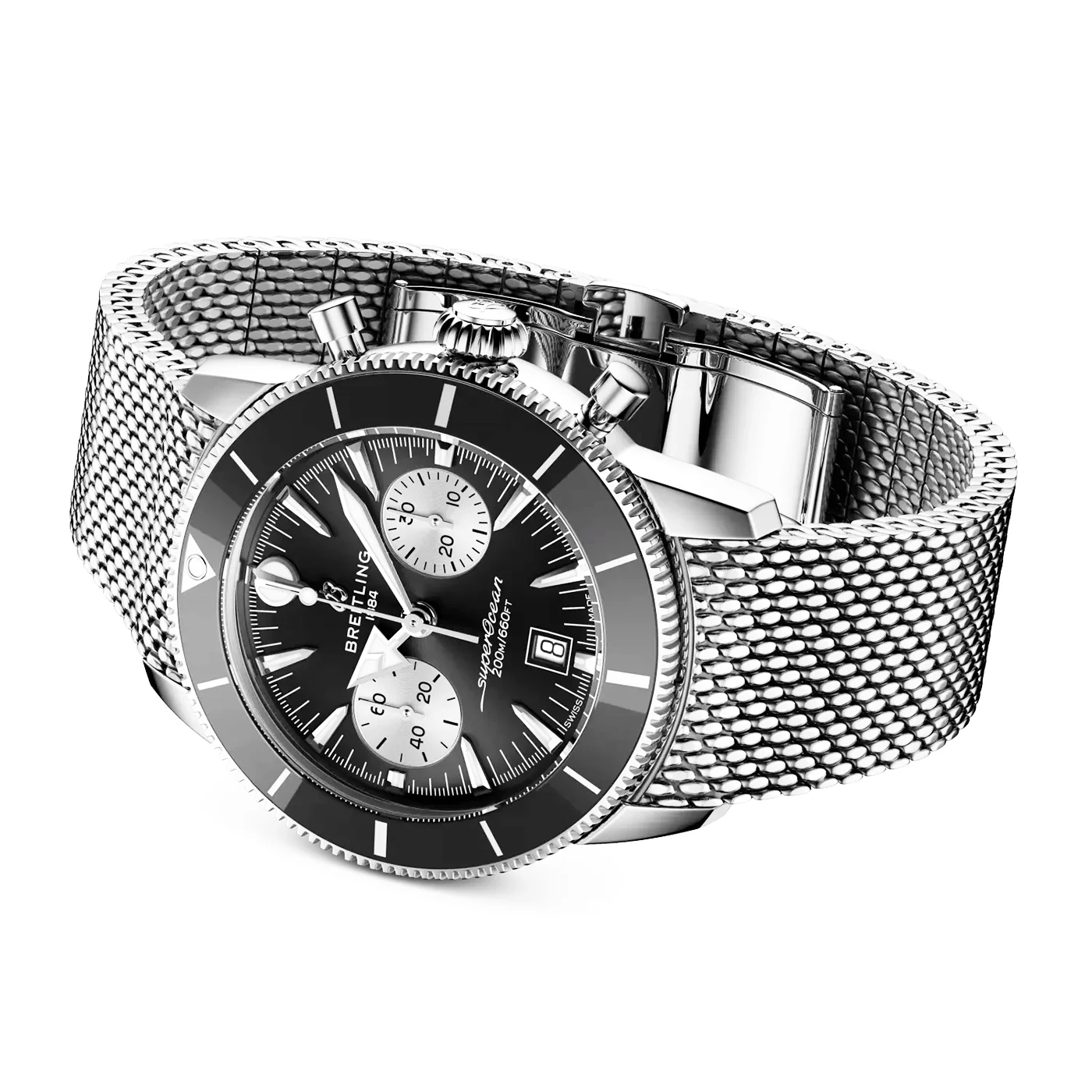 Superocean Heritage Chronograph UK Special Edition Bracelet Watch - Image 4