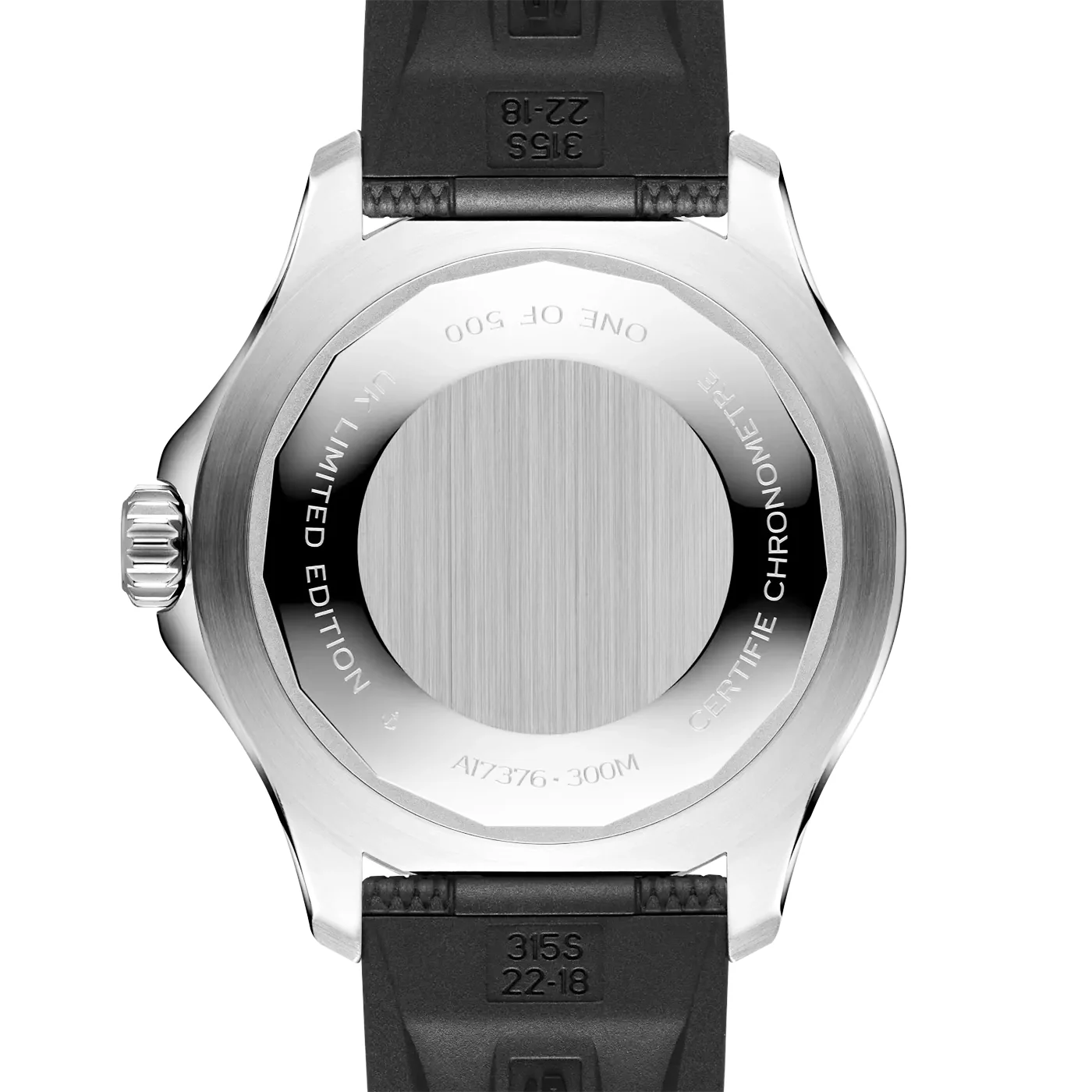 Superocean UK Edition 44mm Green Bezel Rubber Strap Watch - Image 4