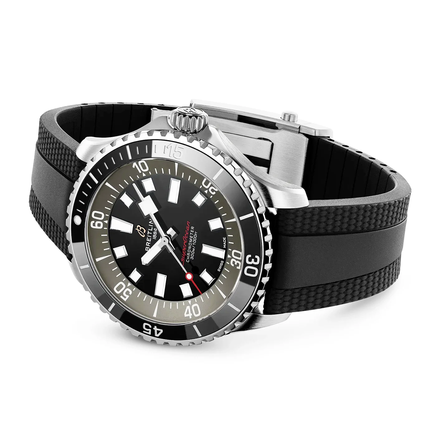 Superocean UK Edition 42mm Automatic Rubber Strap Watch - Image 3