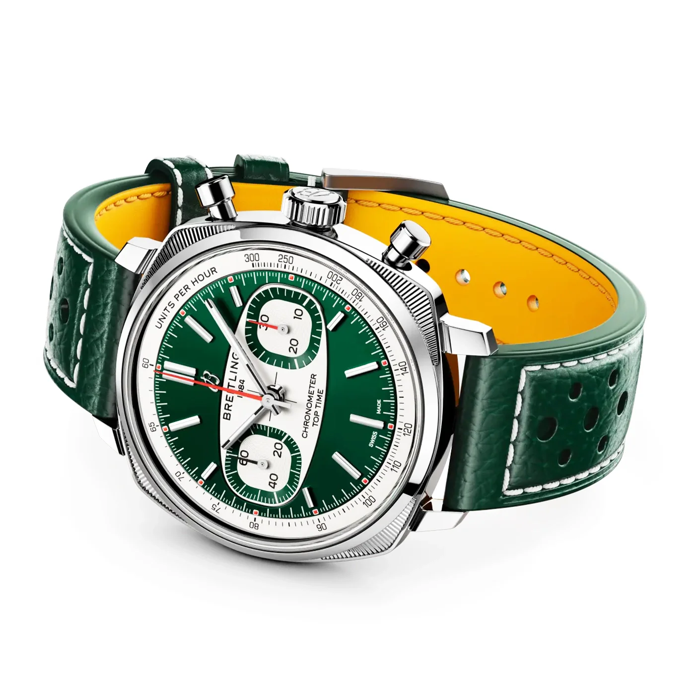 Top Time B01 Racing 38mm Green Dial Limited Edition Watch - Image 3
