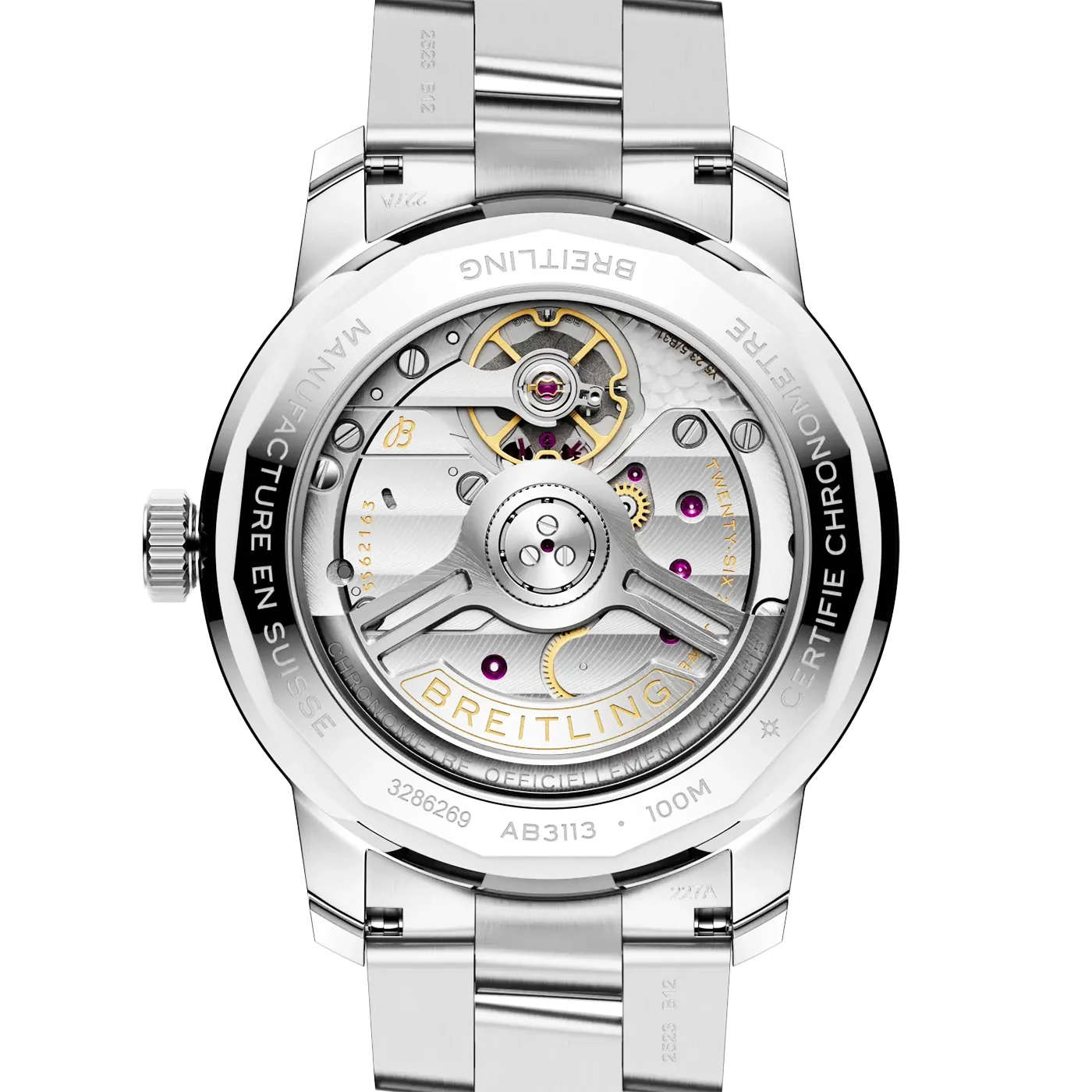 Top Time B31 38mm White Dial Automatic Bracelet Watch - Image 3