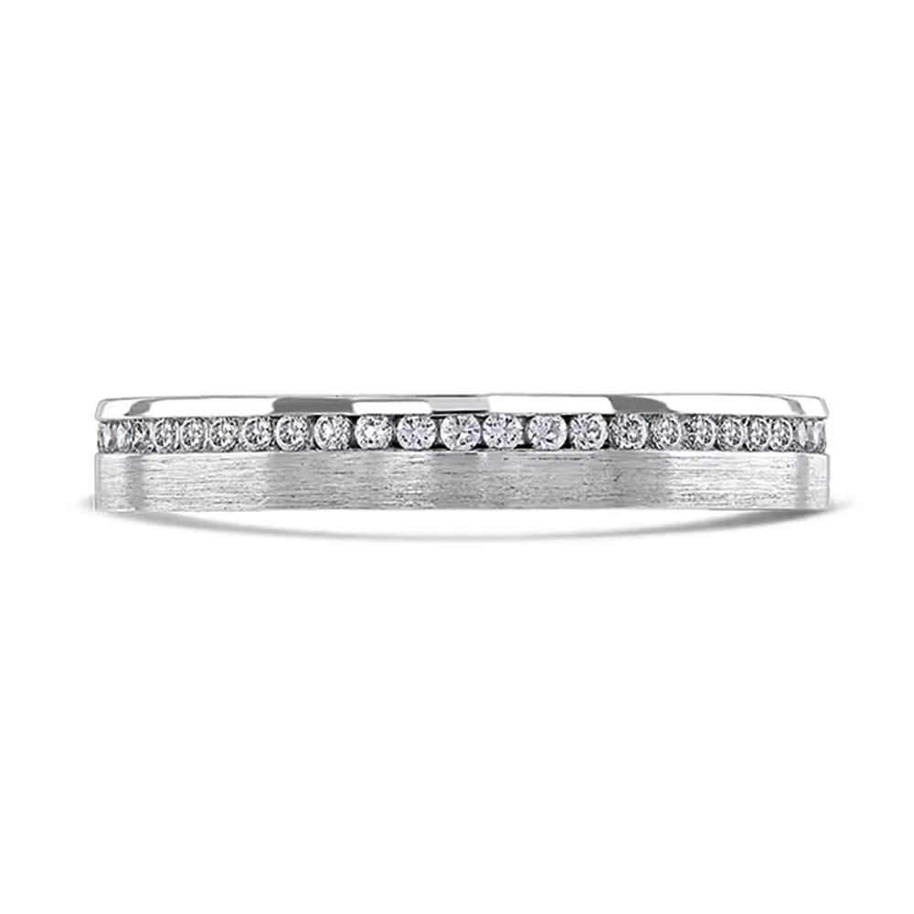 Brown & Newirth Platinum Channel Set Full Round Brilliant Diamond Eternity Ring - Image 2