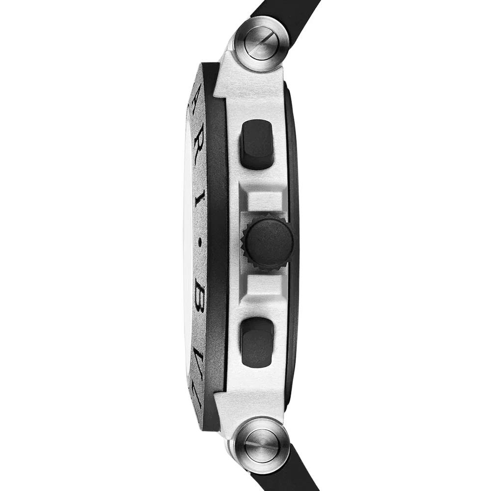 Aluminium 40mm Panda Dial Rubber Bezel Chronograph Watch - Image 3