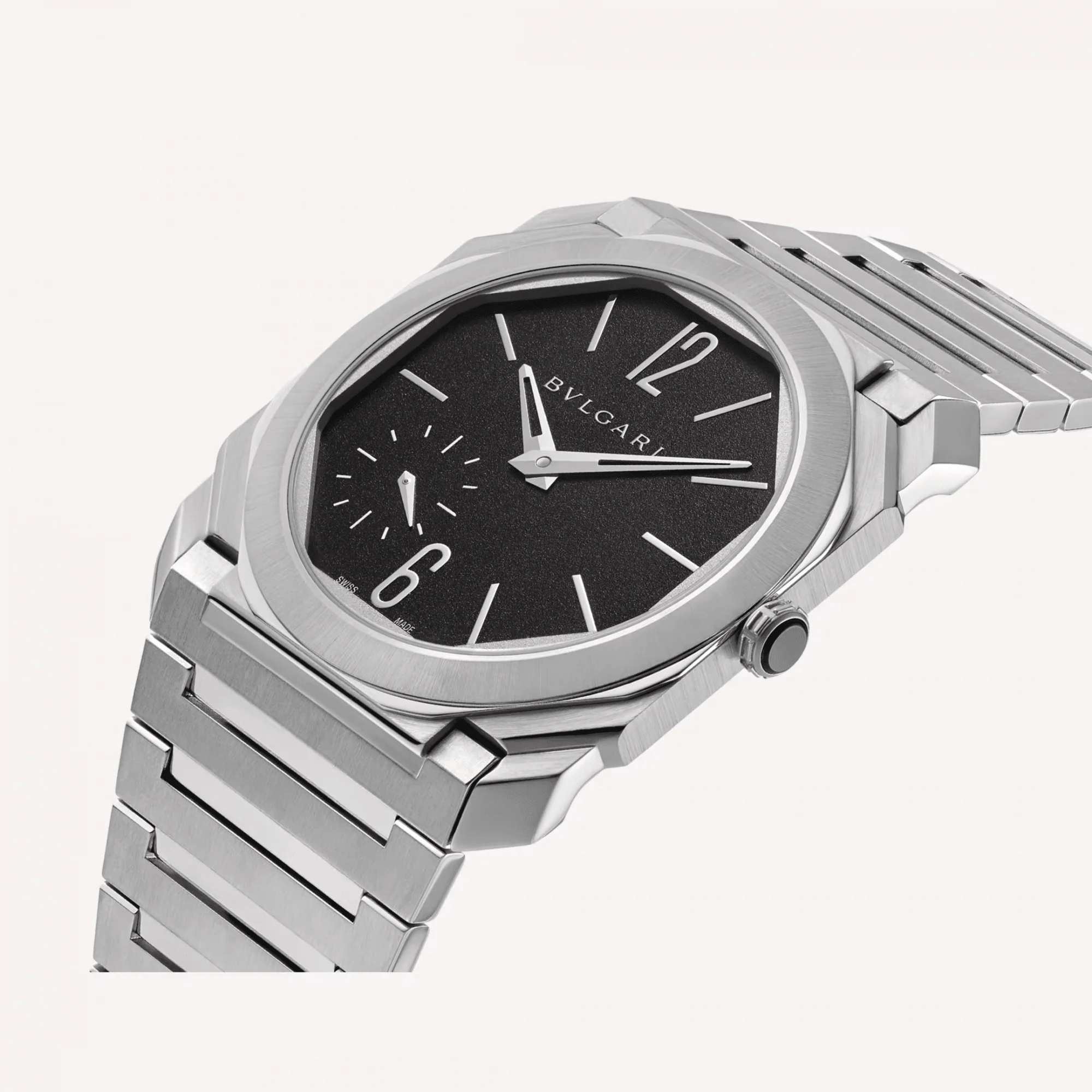 Octo Finissimo 40mm Ultra Thin Black Dial Men's Automatic Bracelet Watch - Image 3