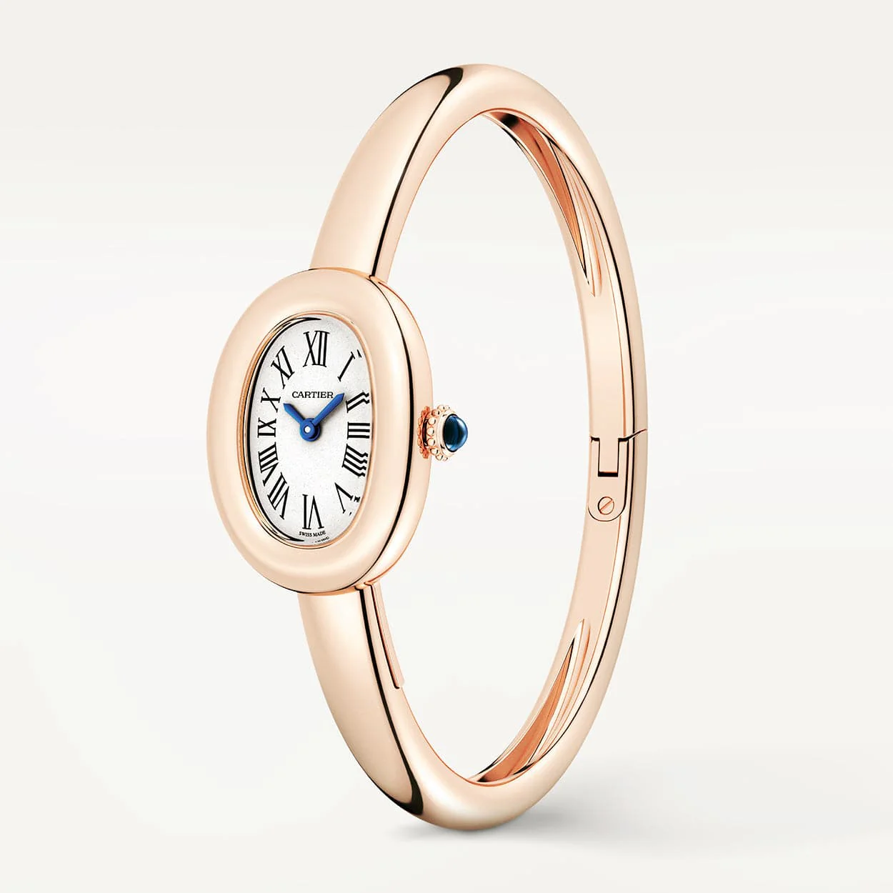 Baignoire Mini Size 15 18ct Rose Gold Ladies Bangle Watch - Image 4