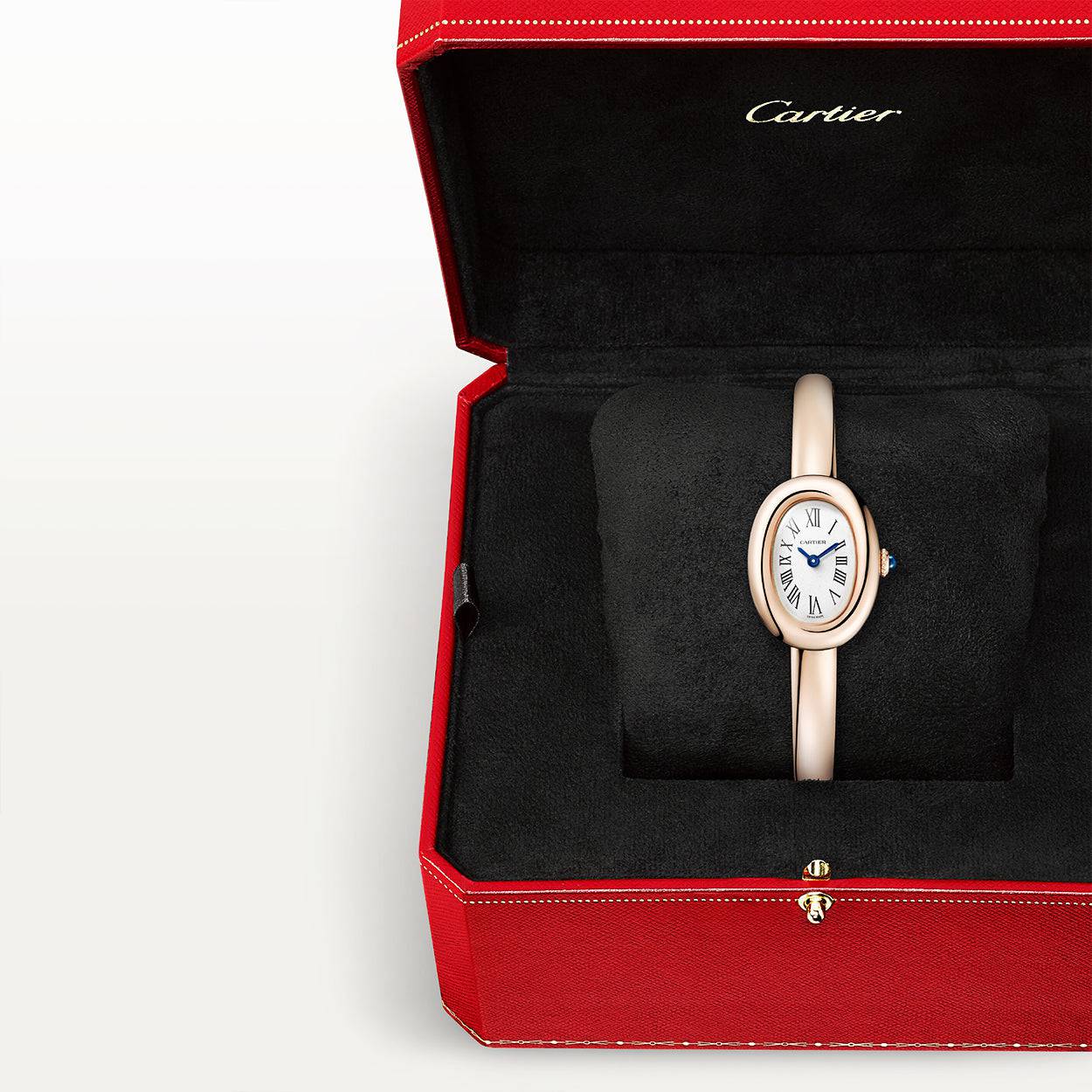 Baignoire Mini Size 15 18ct Rose Gold Ladies Bangle Watch - Image 6