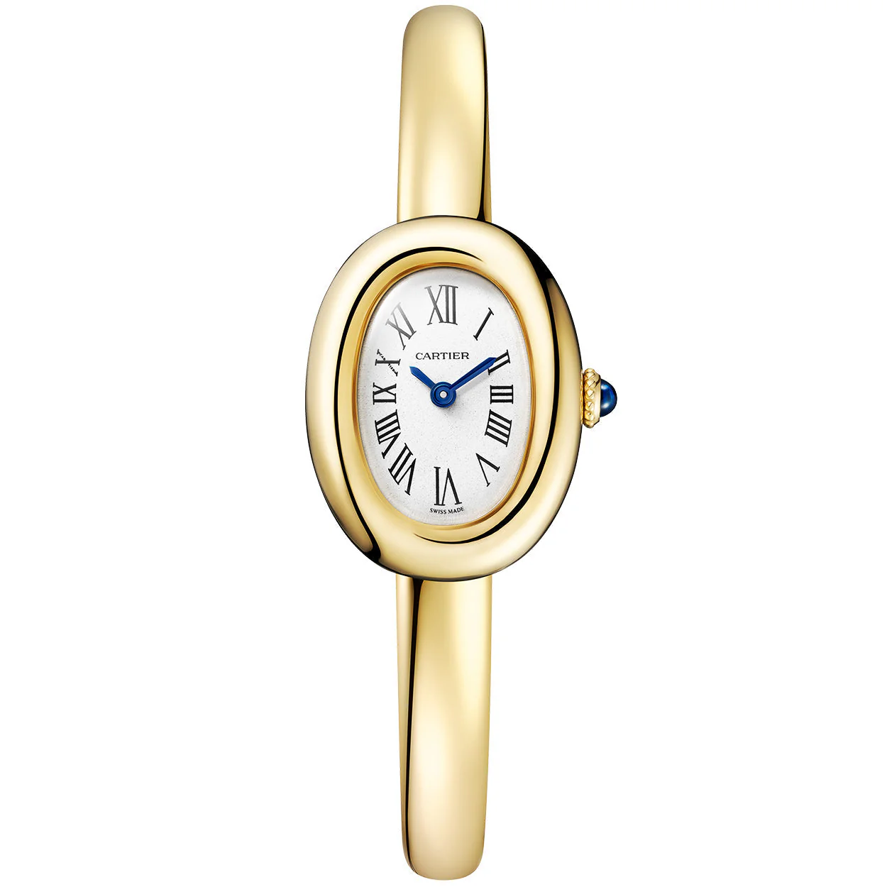 Baignoire Mini Size 16 18ct Yellow Gold Bangle Watch - Image 4