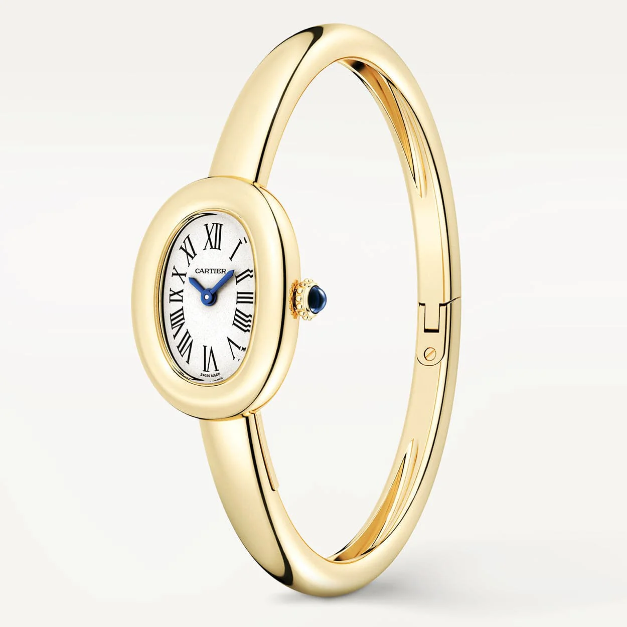 Baignoire Mini Size 15 18ct Yellow Gold Ladies Bangle Watch - Image 4