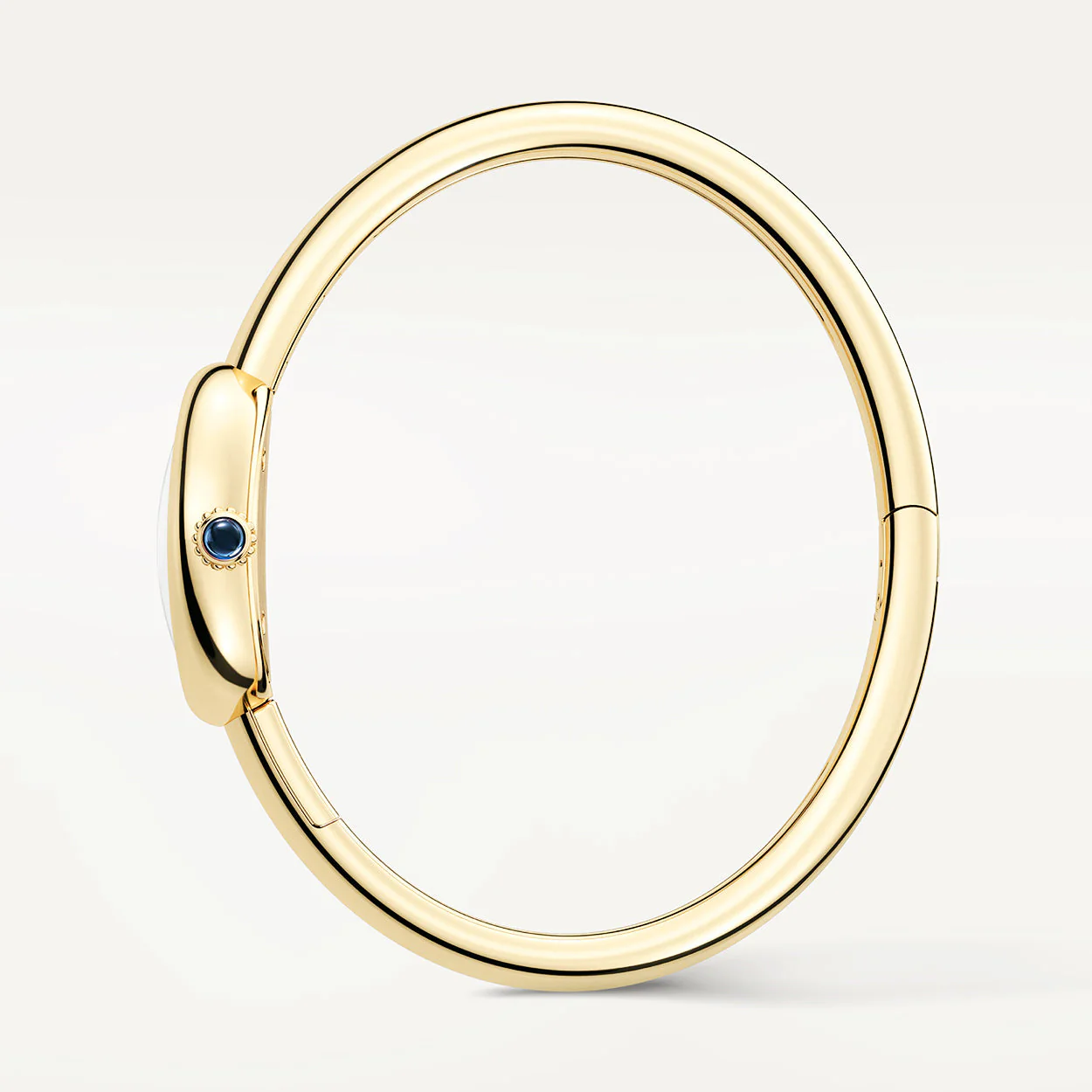 Baignoire Mini Size 15 18ct Yellow Gold Ladies Bangle Watch - Image 5