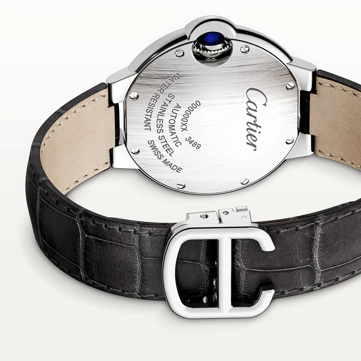 Ballon Bleu de Cartier 33mm Silver Dial Automatic Strap Watch - Image 5