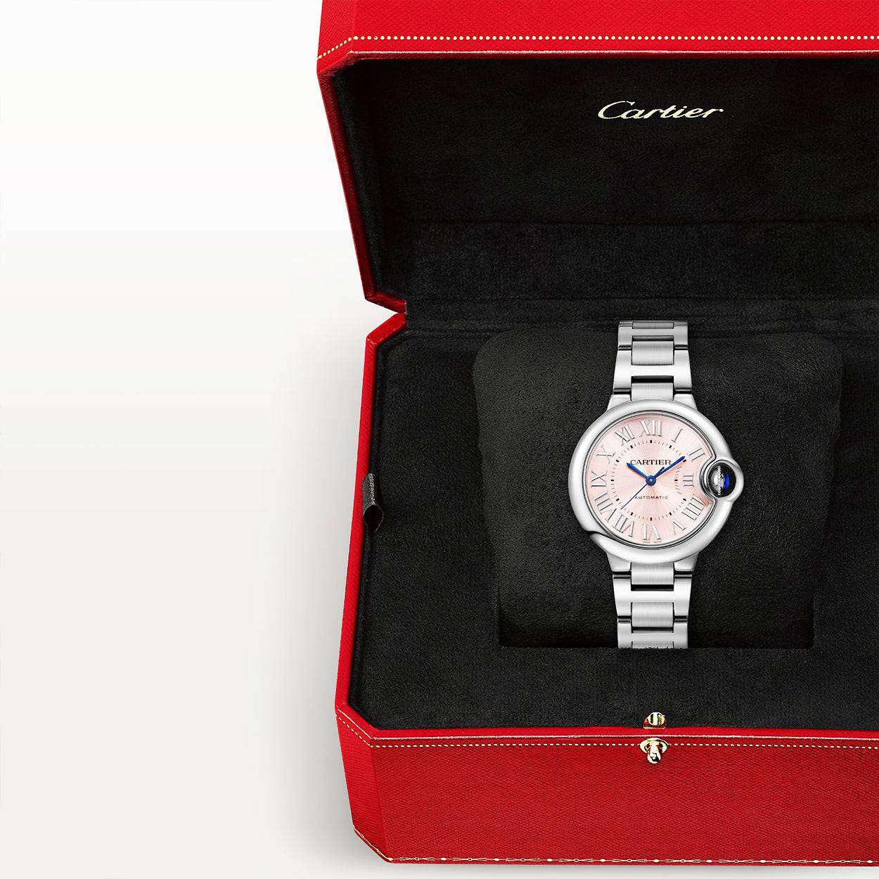 Ballon Bleu de Cartier 33mm Pink Dial Automatic Watch - Image 4