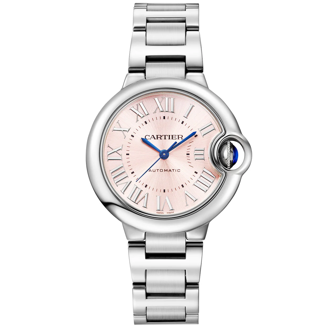 Ballon Bleu de Cartier 33mm Pink Dial Automatic Watch - Image 5