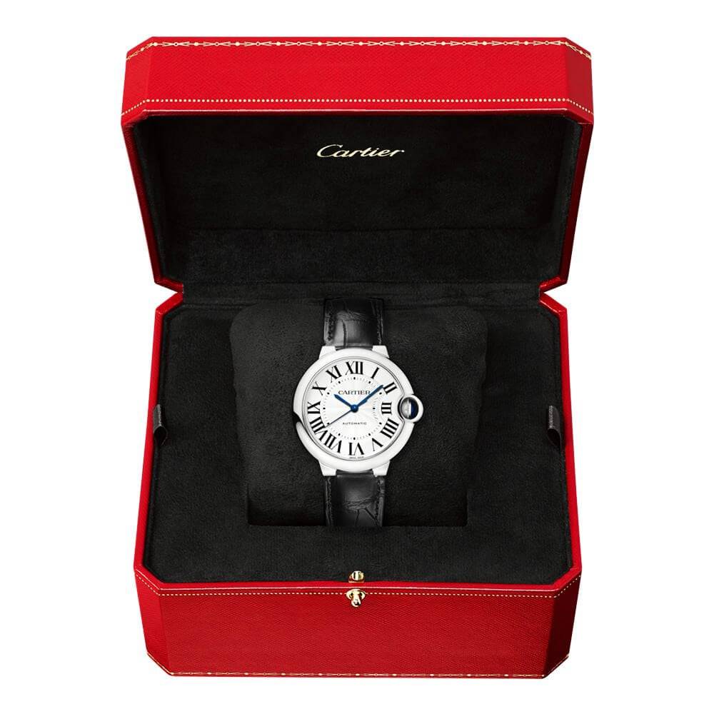 Ballon Bleu de Cartier 36mm Leather Strap Watch - Image 5