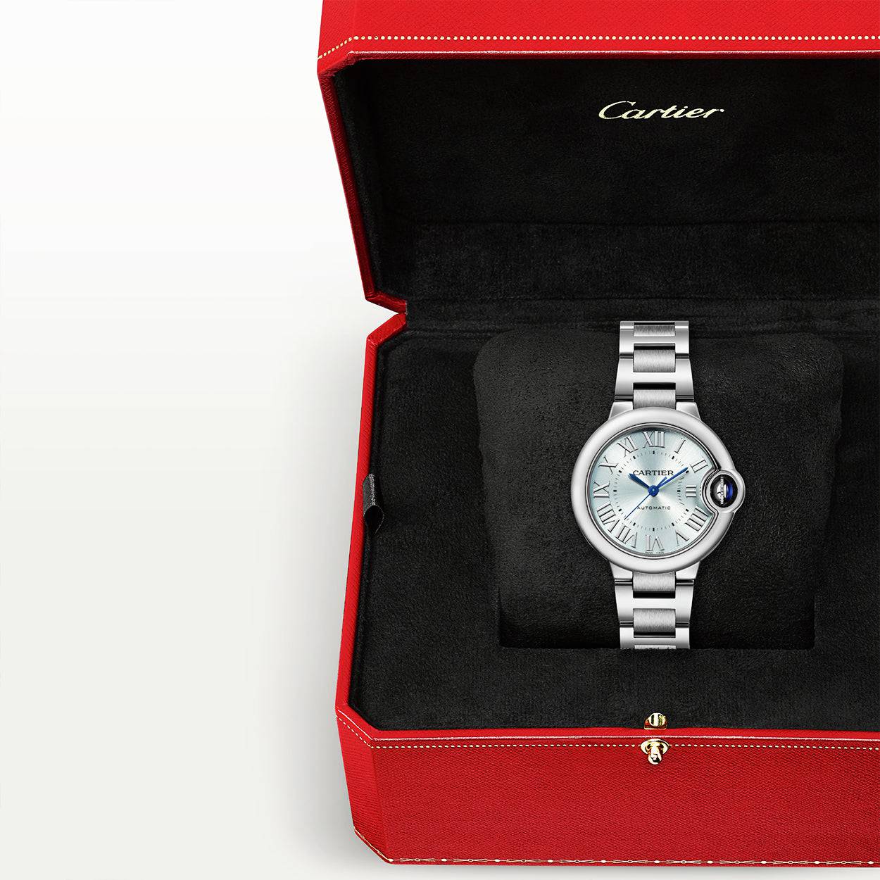 Ballon Bleu de Cartier 33mm Ice Blue Dial Automatic Watch - Image 3