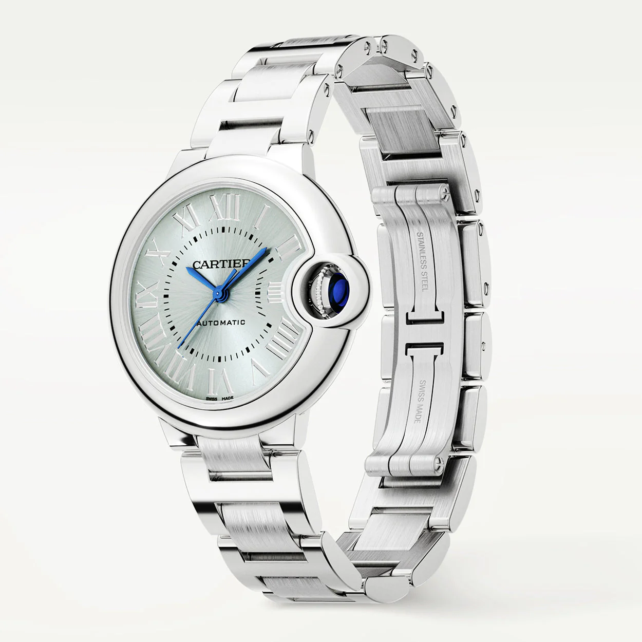 Ballon Bleu de Cartier 33mm Ice Blue Dial Automatic Watch - Image 4