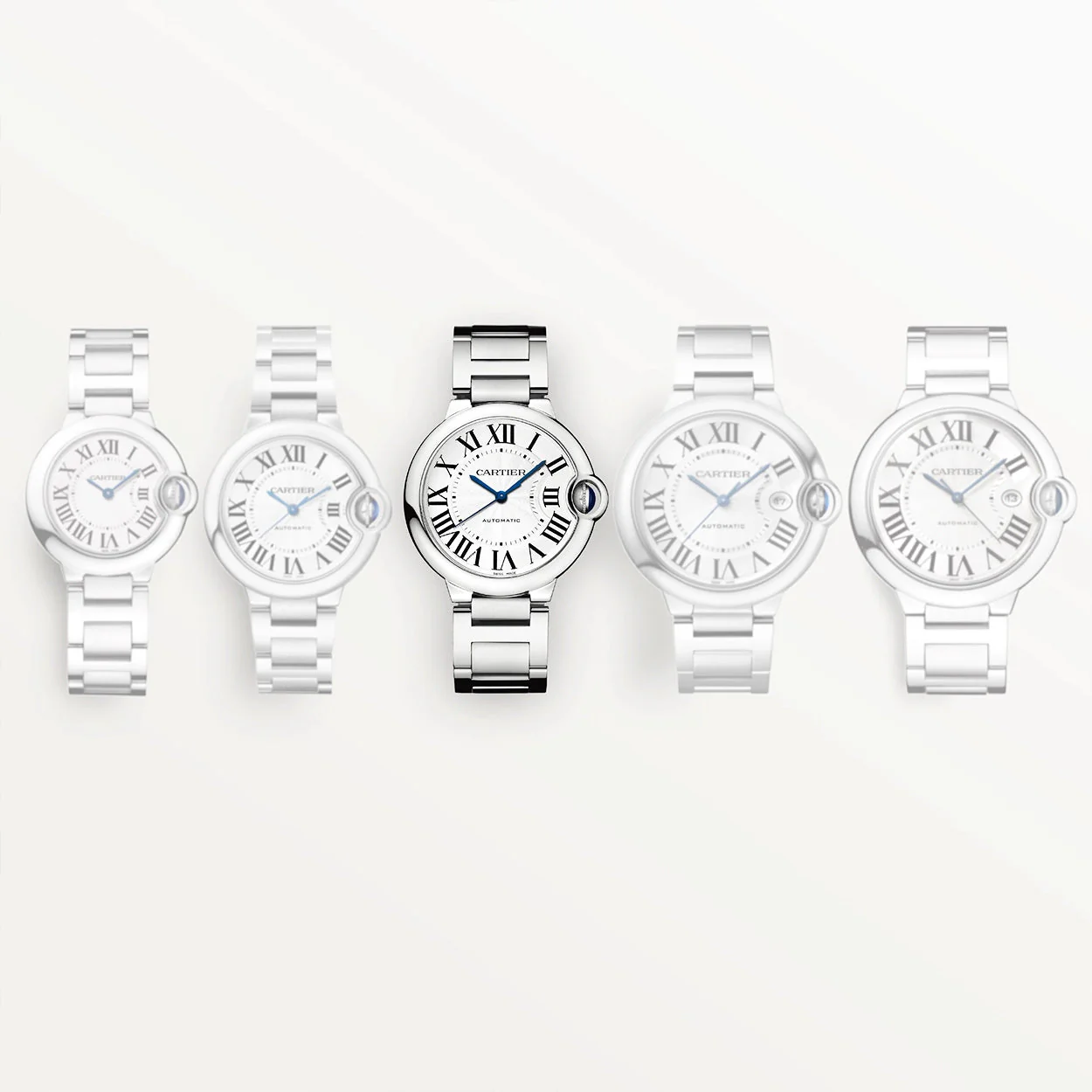 Ballon Bleu de Cartier 36mm Silver Dial Automatic Bracelet Watch - Image 4