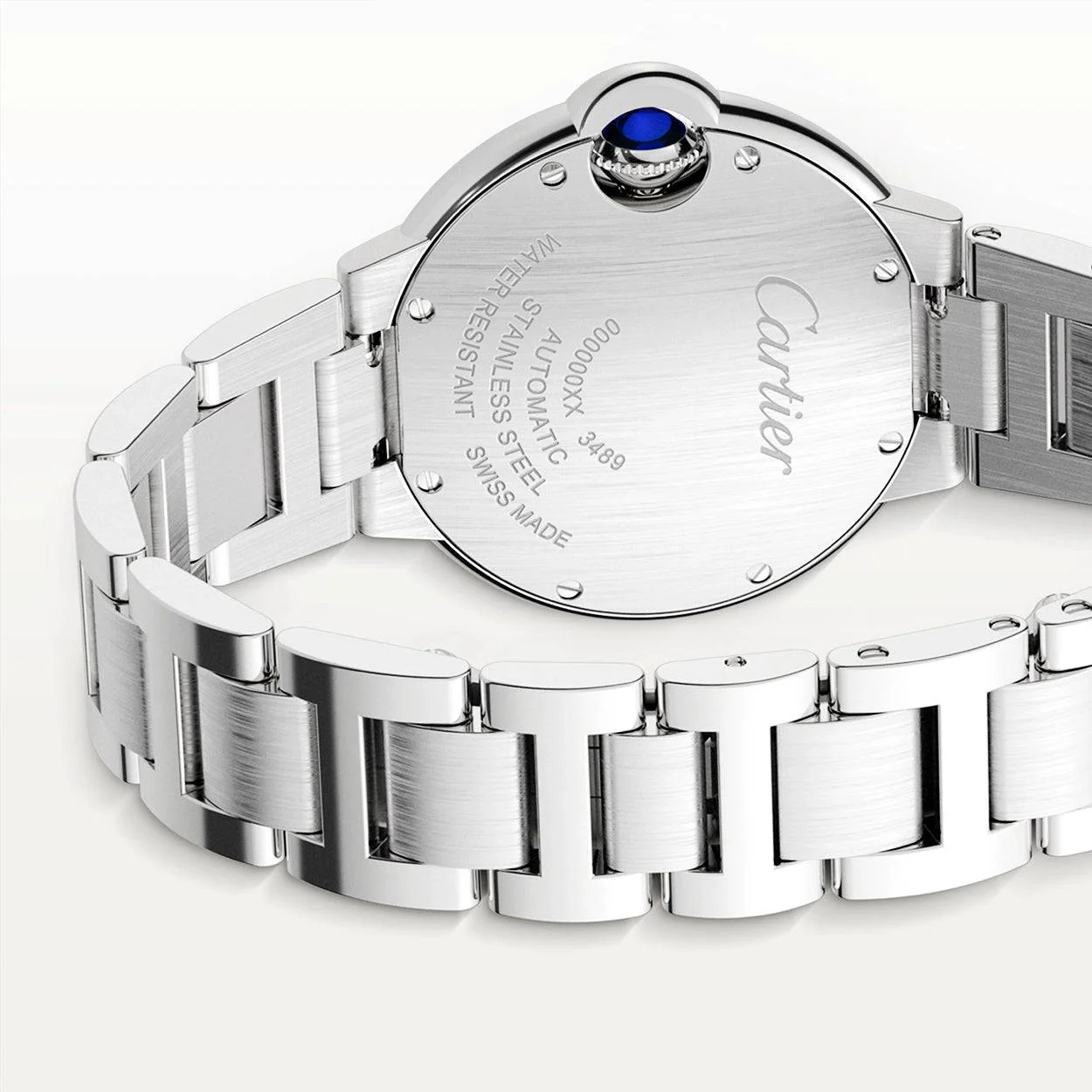 Ballon Bleu de Cartier 33mm Silver Dial Diamond Set Bezel Watch - Image 5
