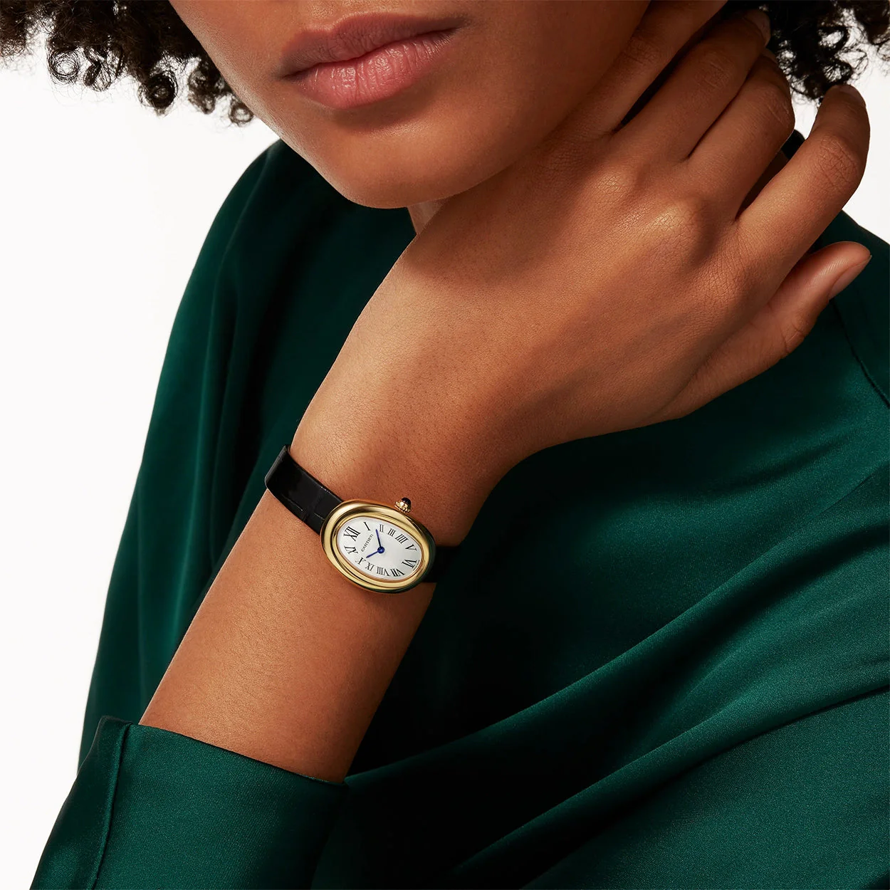Montre Baignoire Small 18ct Yellow Gold Ladies Watch - Image 2