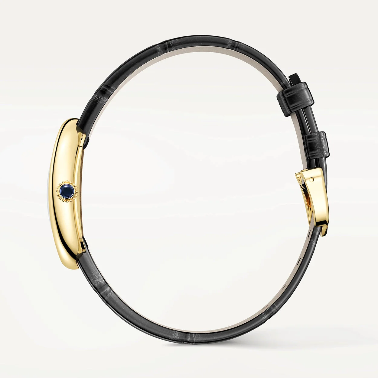 Montre Baignoire Small 18ct Yellow Gold Ladies Watch - Image 6