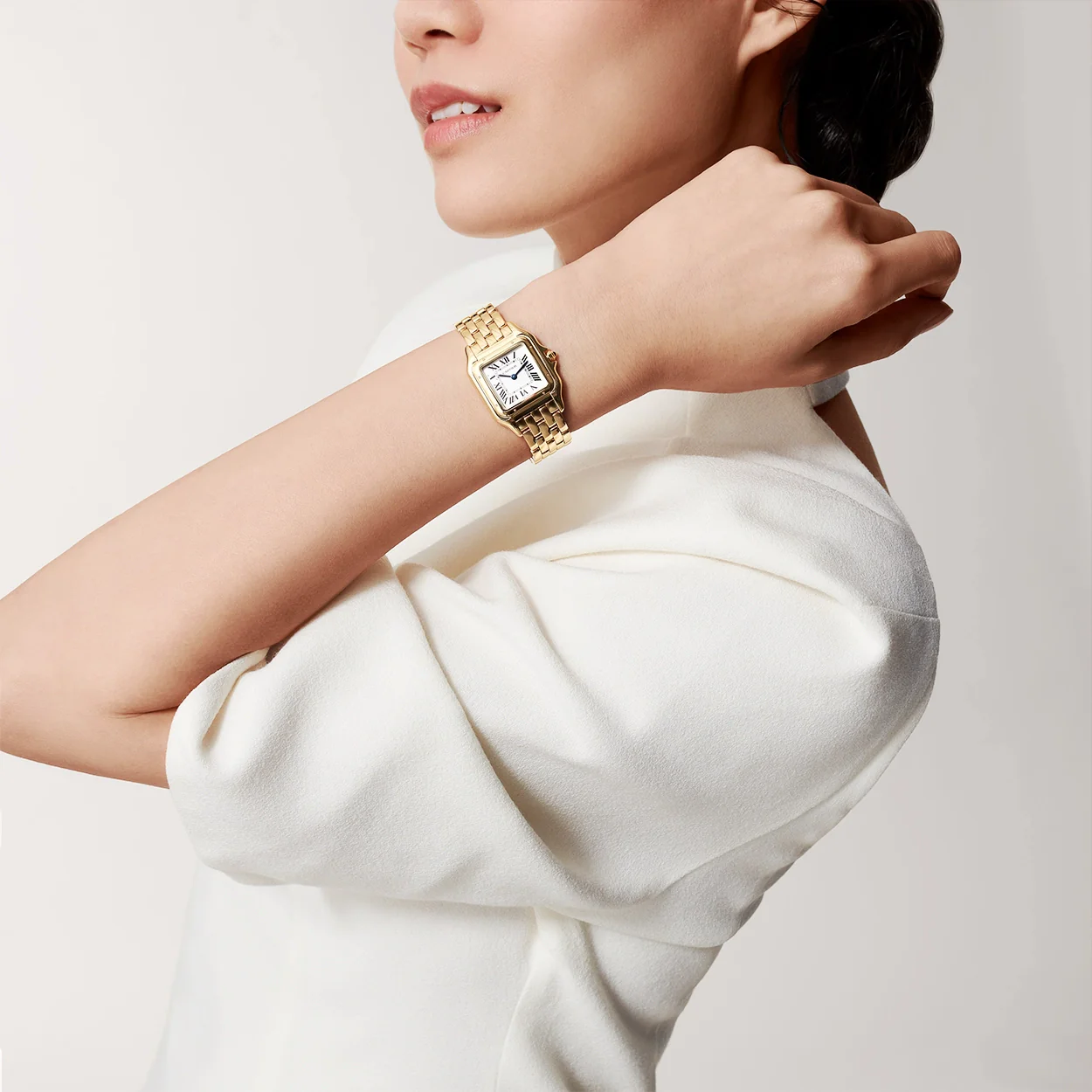 Panthère de Cartier Medium 18ct Yellow Gold Watch - Image 2