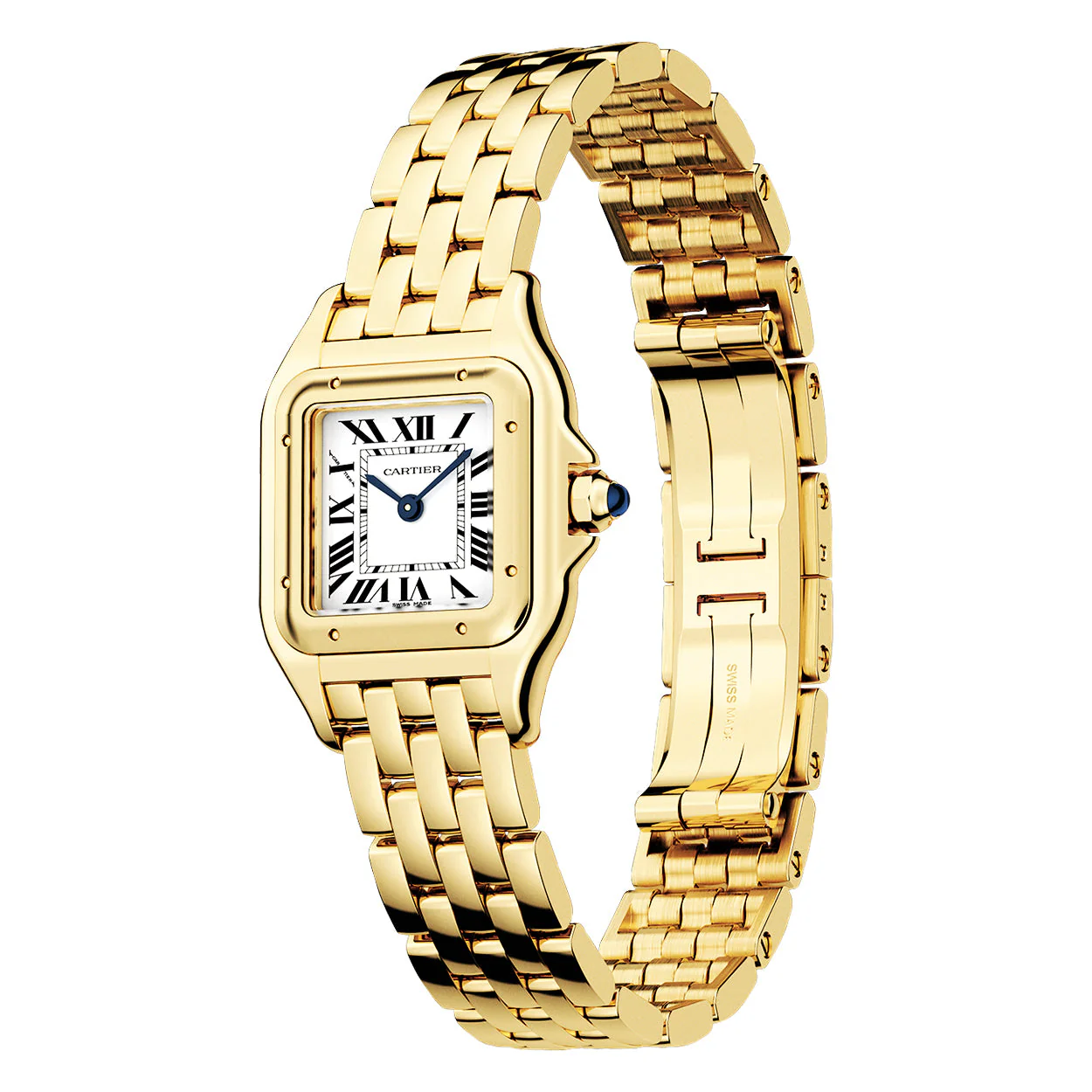 Panthère de Cartier Small 18ct Yellow Gold Watch - Image 3