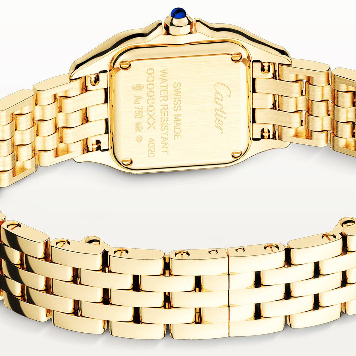 Panthère de Cartier Small 18ct Yellow Gold Watch - Image 4