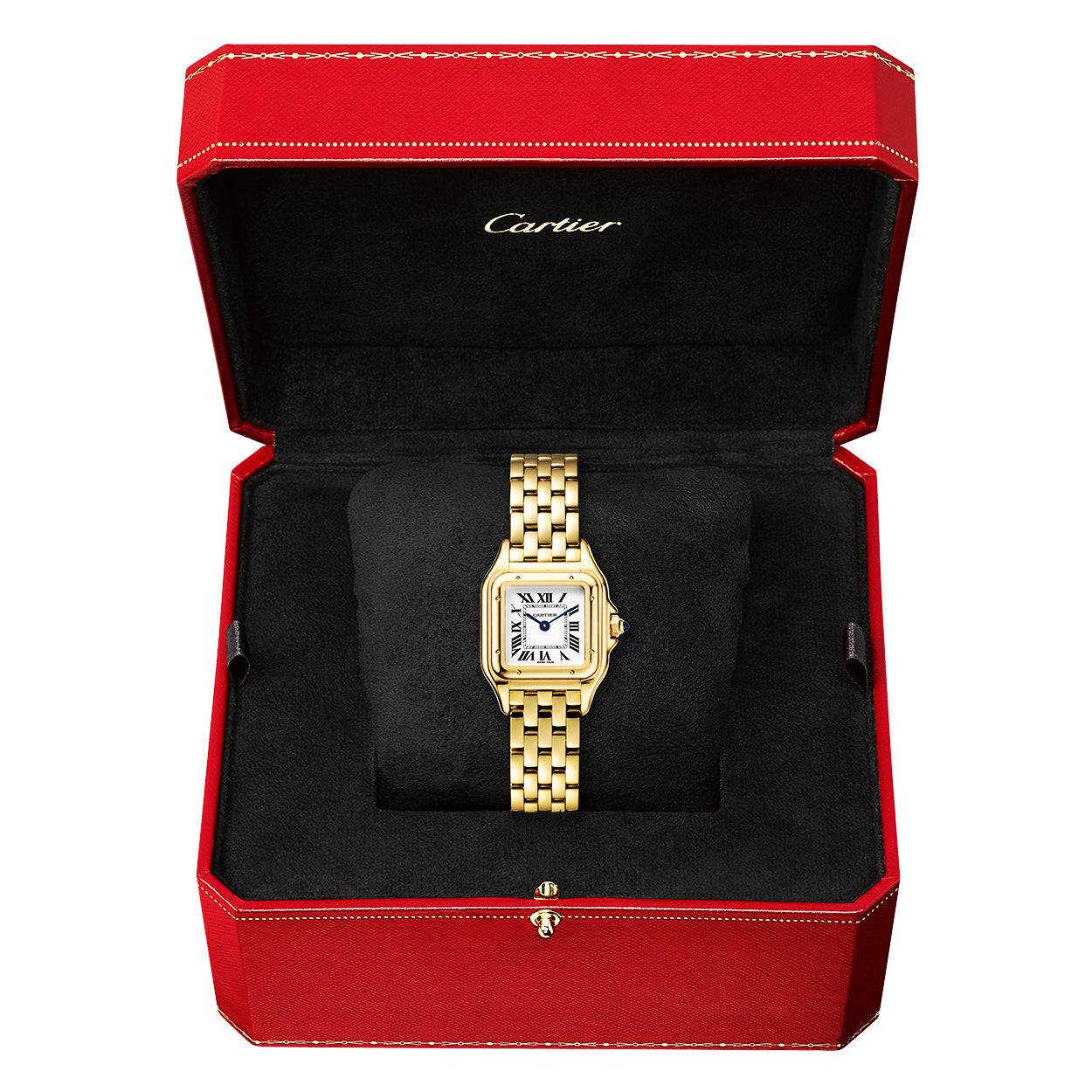 Panthère de Cartier Small 18ct Yellow Gold Watch - Image 5